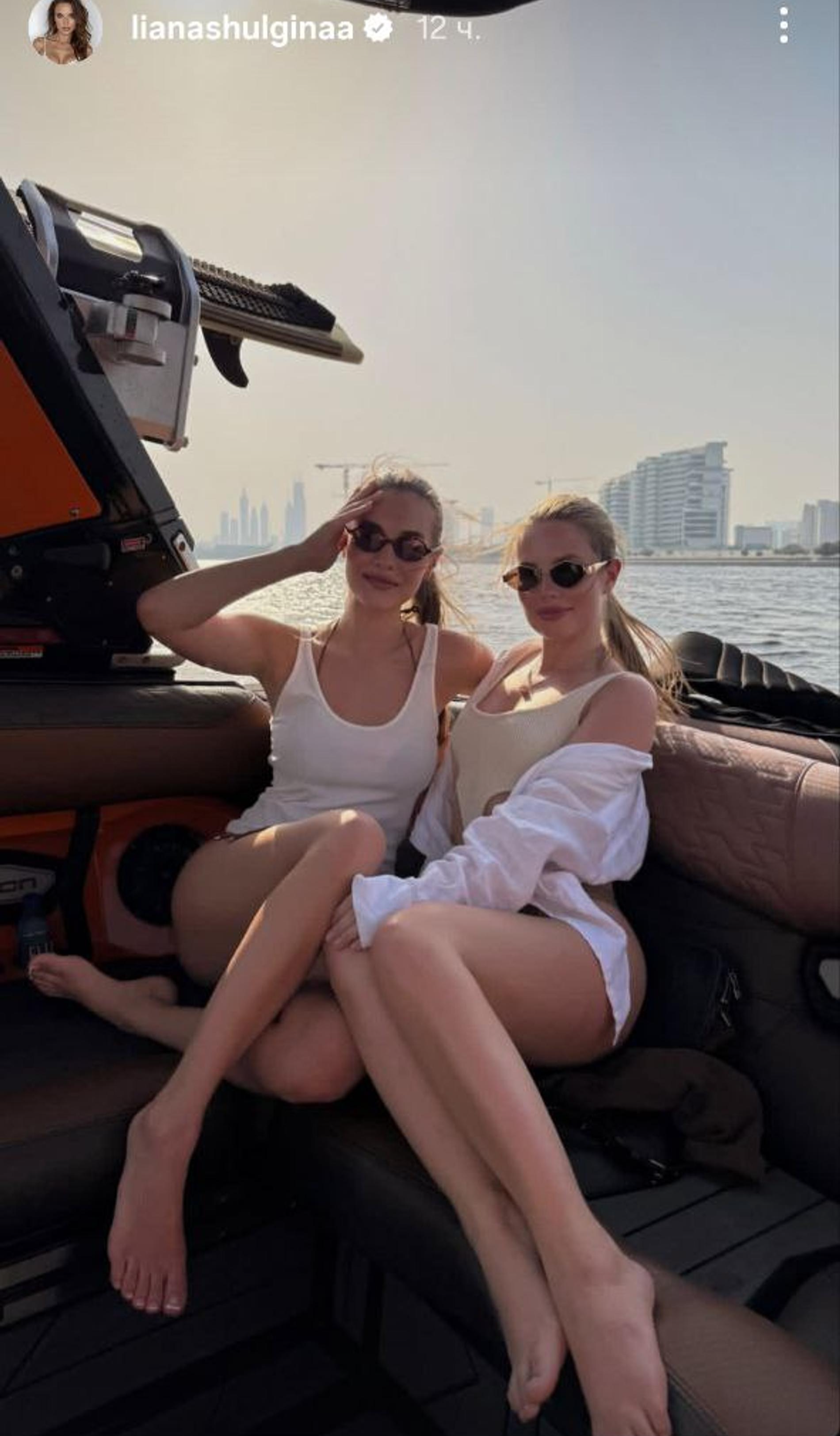 Лиана Шульгина на отдыхе в Дубае с подругой. Скрин: Инстаграм (запрещён в РФ) @lianashulgina
