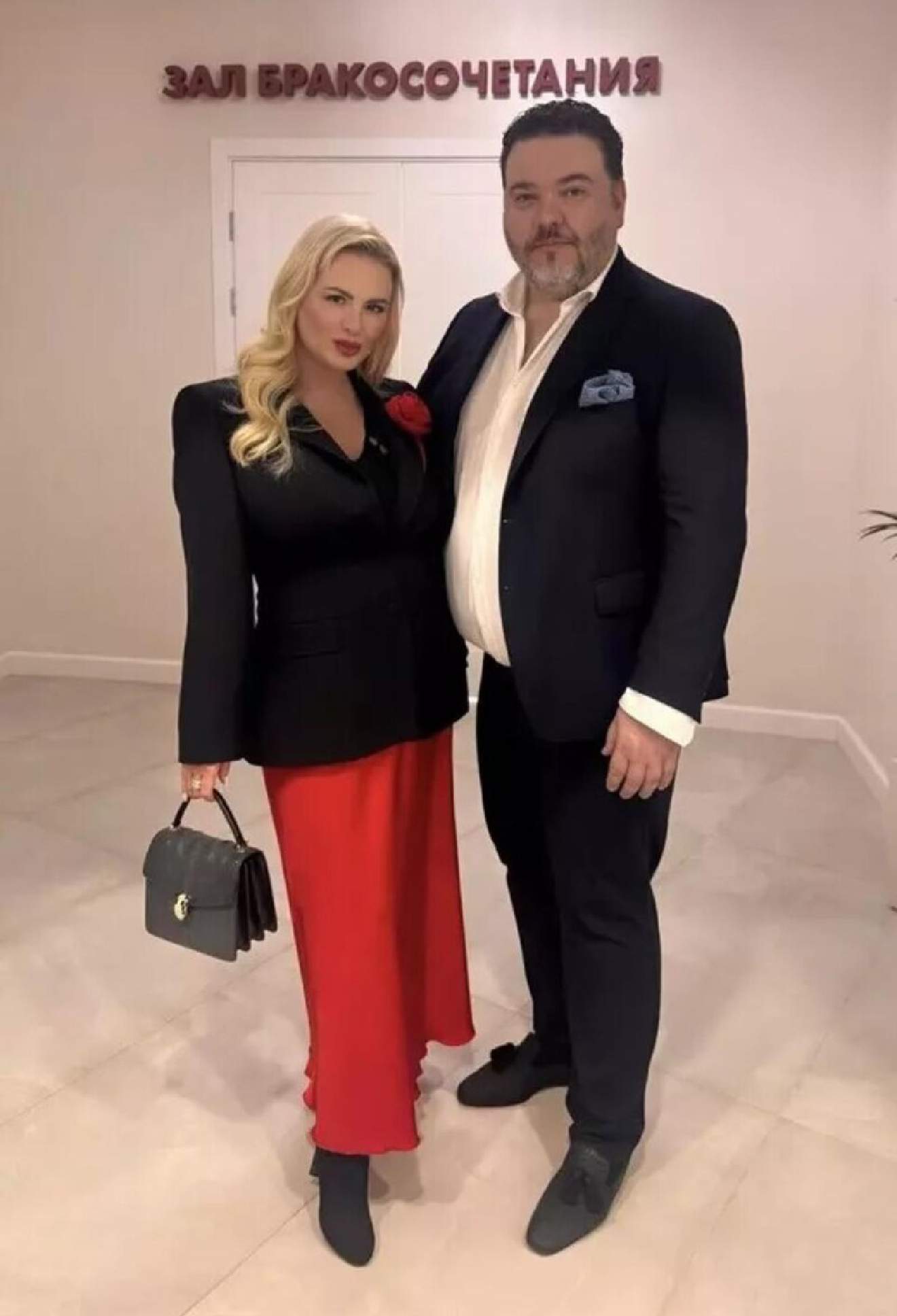 Анна Семенович и Денис Шреер. Фото: Соцсети Анны Семенович