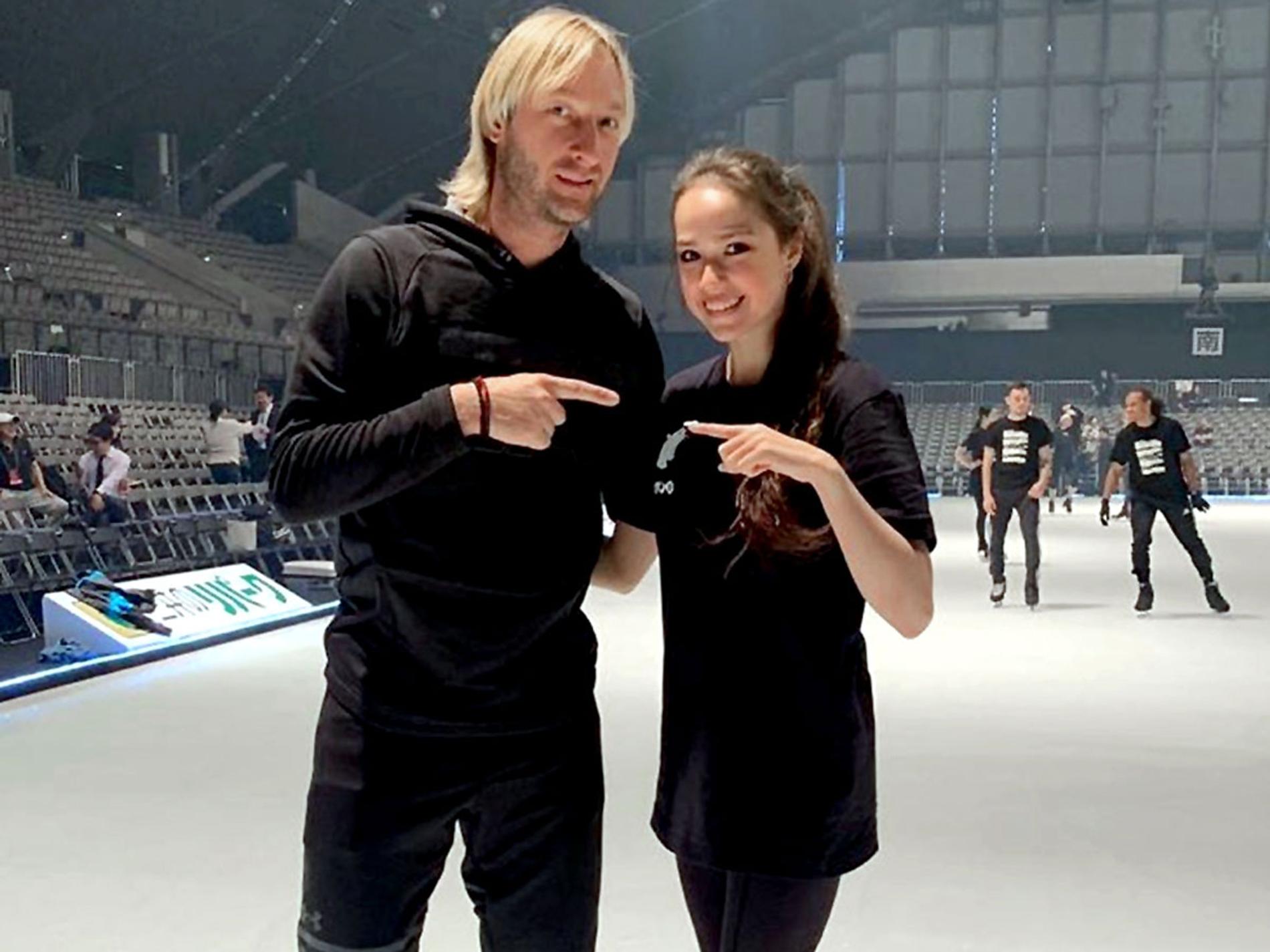 Плющенко и Загитова, фото: Инстаграм Евгения