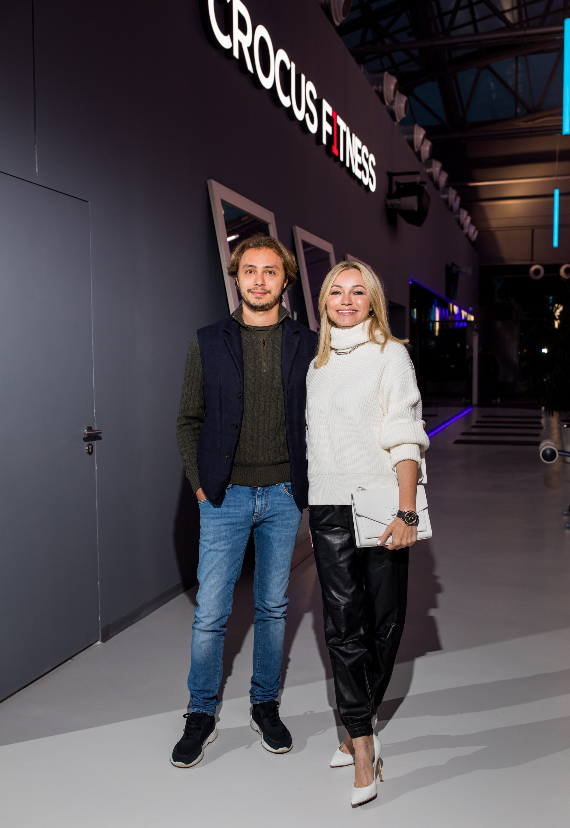 Инна Маликова с сыном Дмитрием