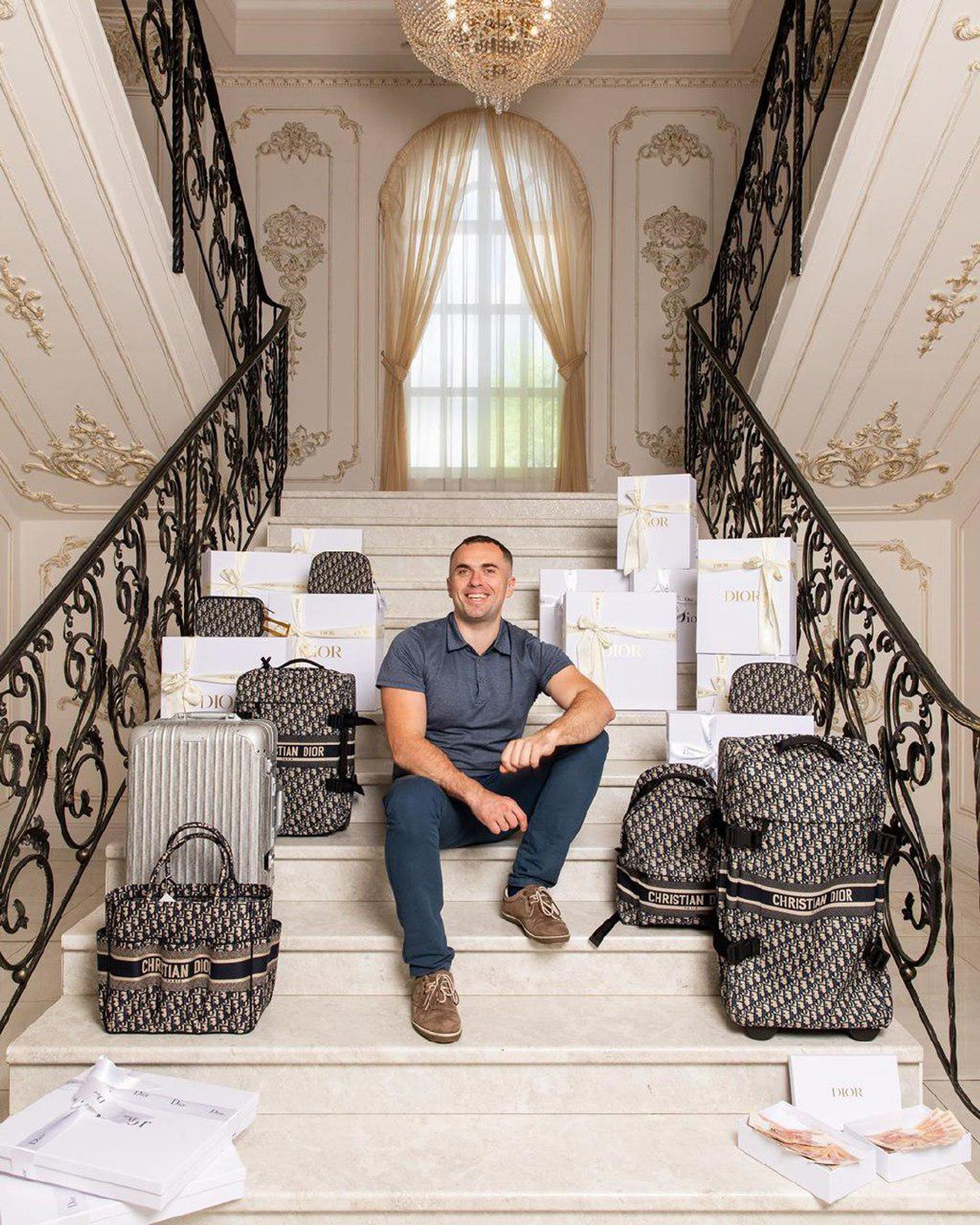 Иван Бакуров — организатор гивов в России. Фото: @ivans.media