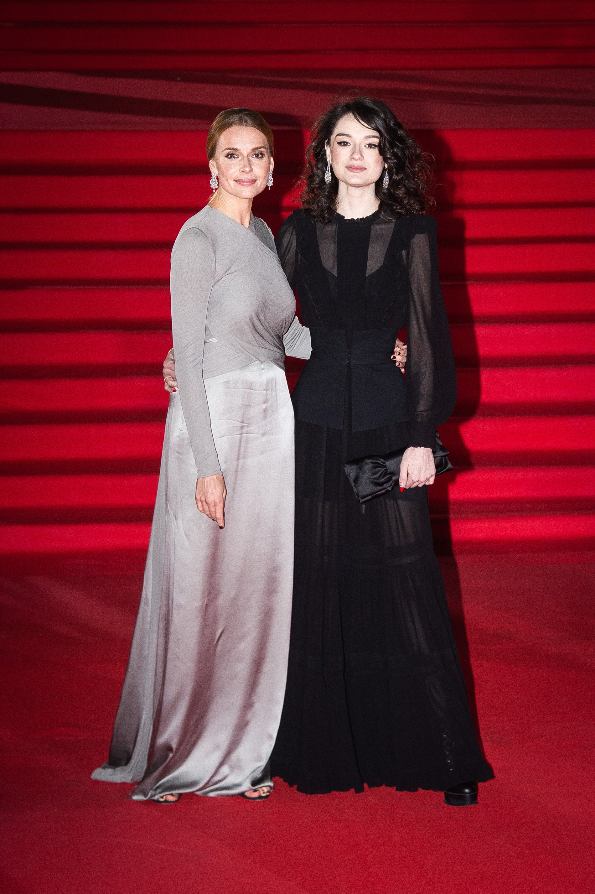 Любовь Толкалина с дочерью Марией Кончаловской