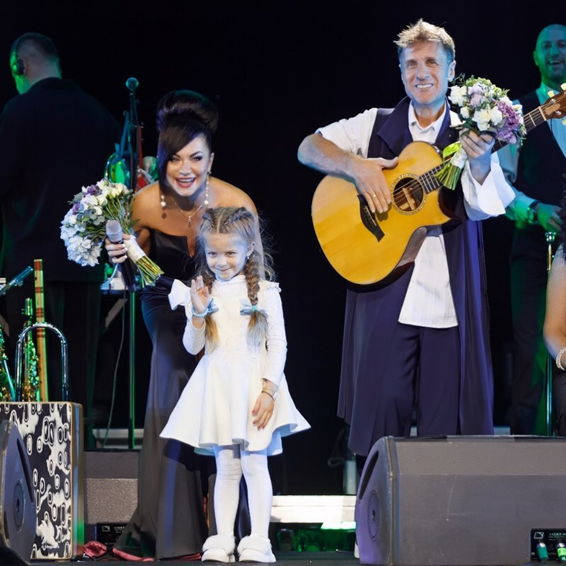 Валерий и Евгения с дочерью.
Фото: @evgenika_didula