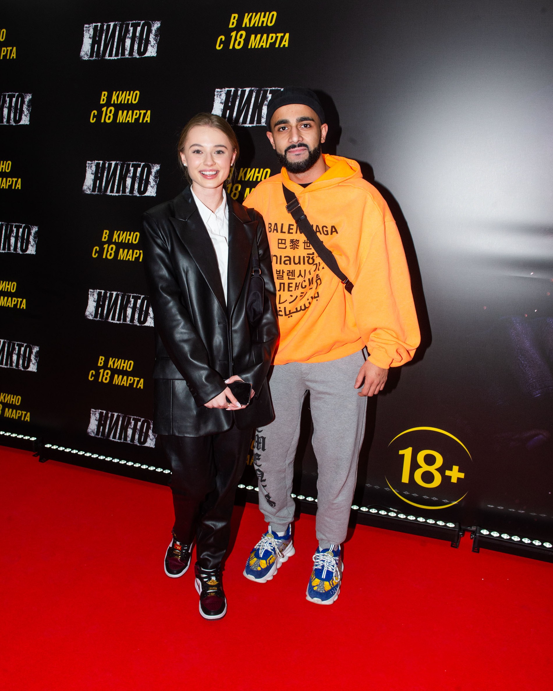 Гусейн Гасанов со спутницей