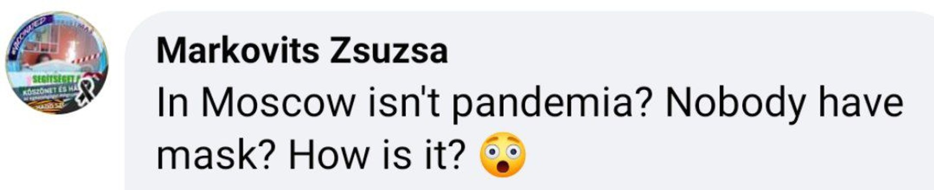 «В Москве нет пандемии? Все без масок? Как это так?»