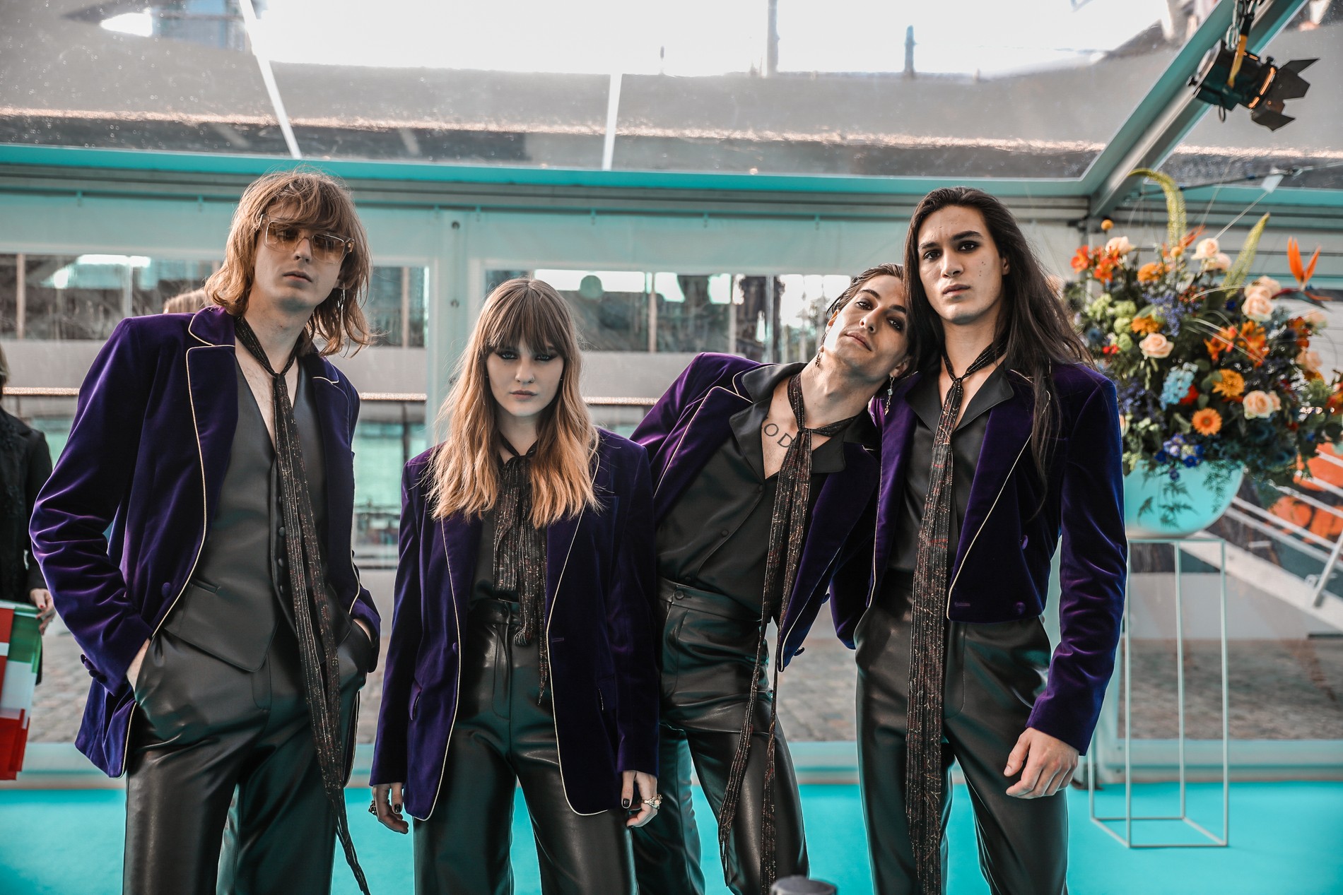 Представители Италии — рок-группа Maneskin