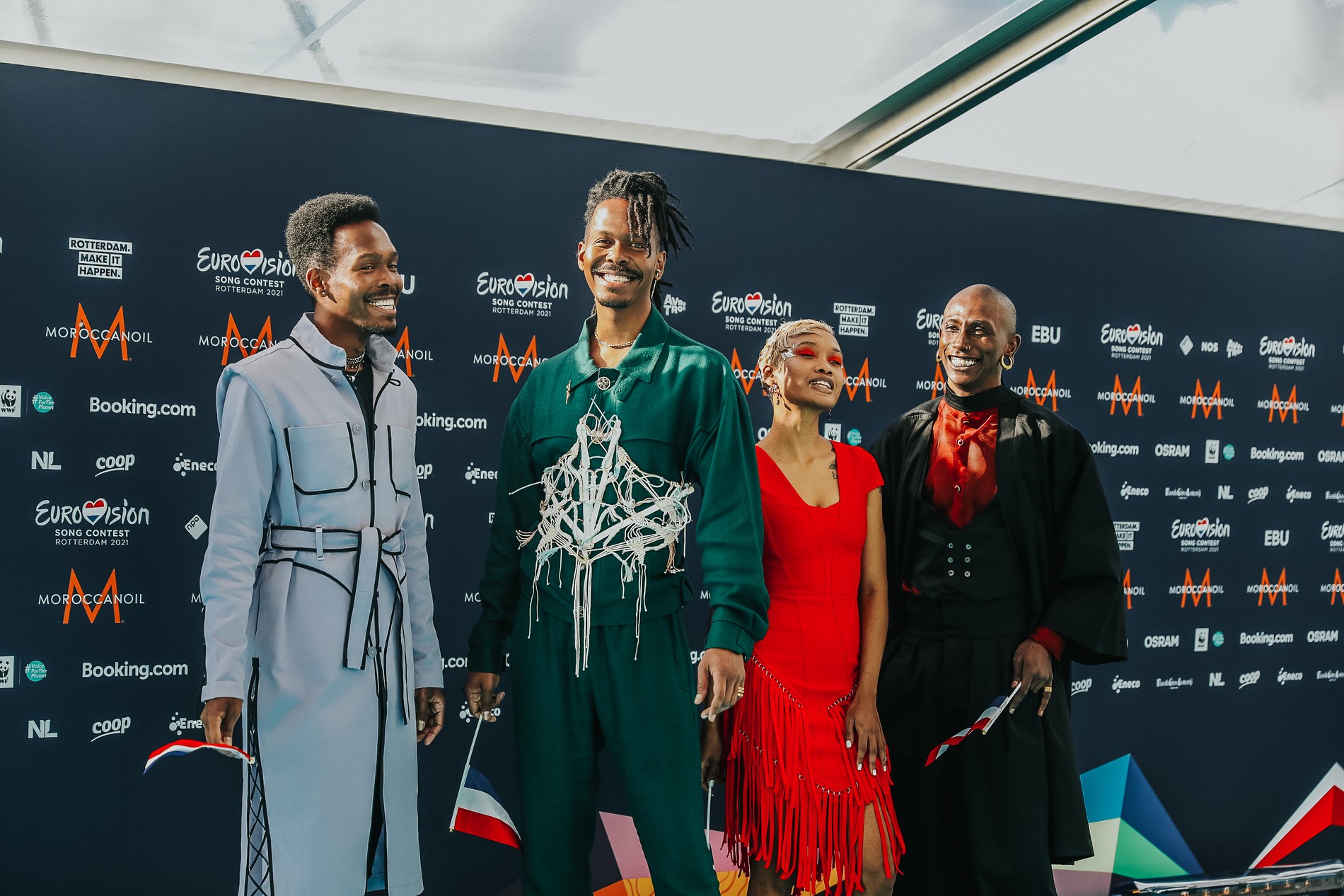 Жангу Макрой с группой (Нидерланды)