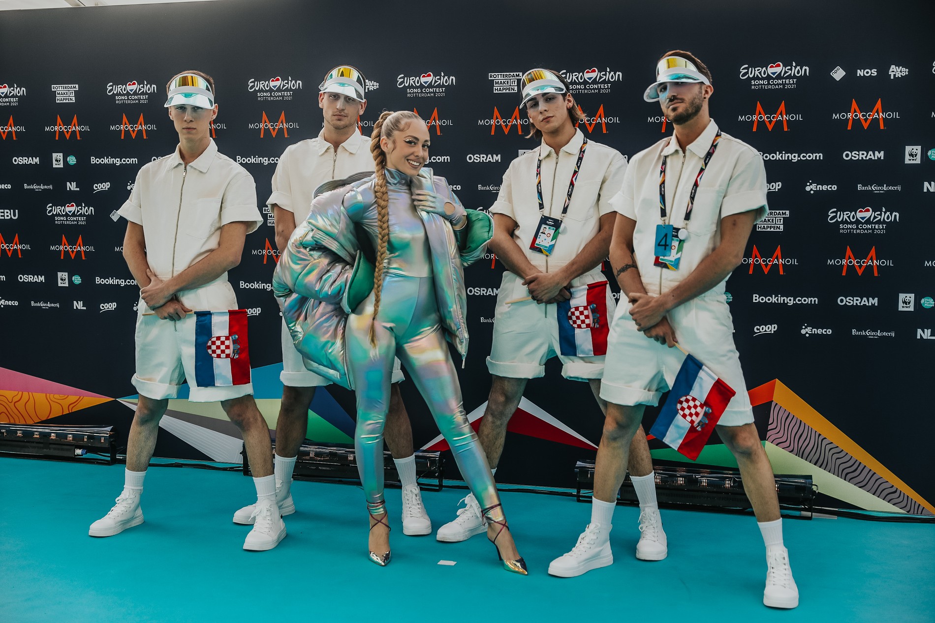 Певица Альбина с танцорами (Хорватия)