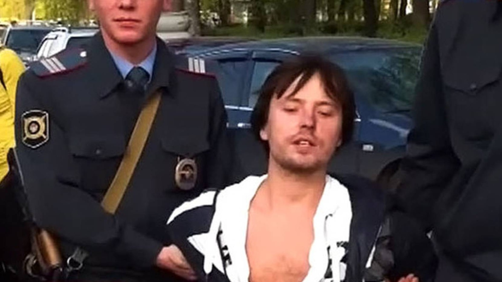 Кадры задержания Витаса