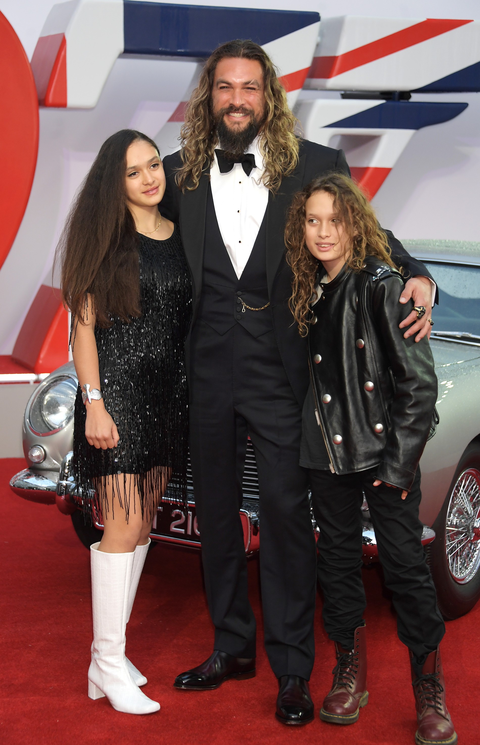 Джейсон Момоа с детьми