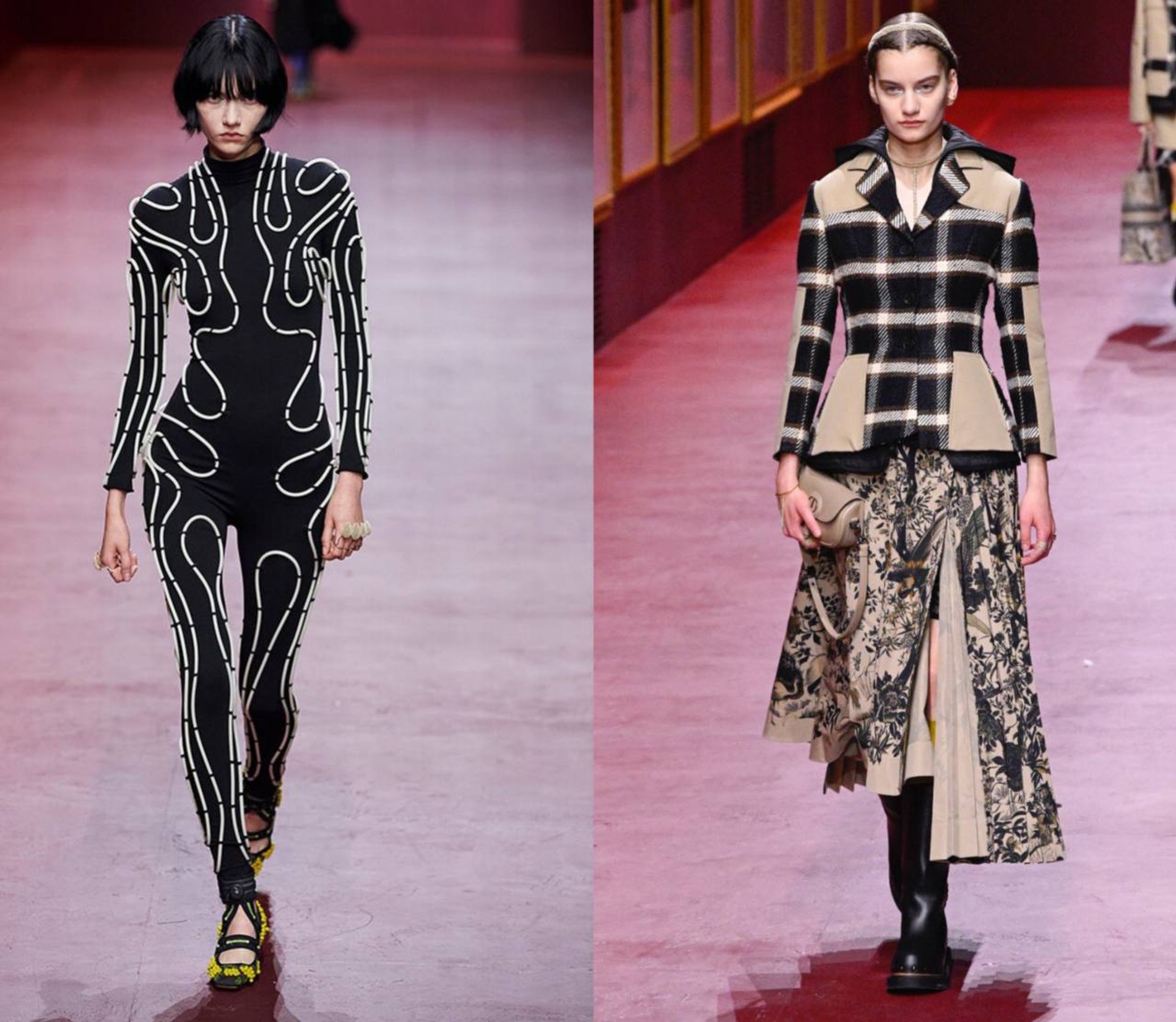 София Штейнберг и Алина Болотина на показе Dior
Фото: Getty Images