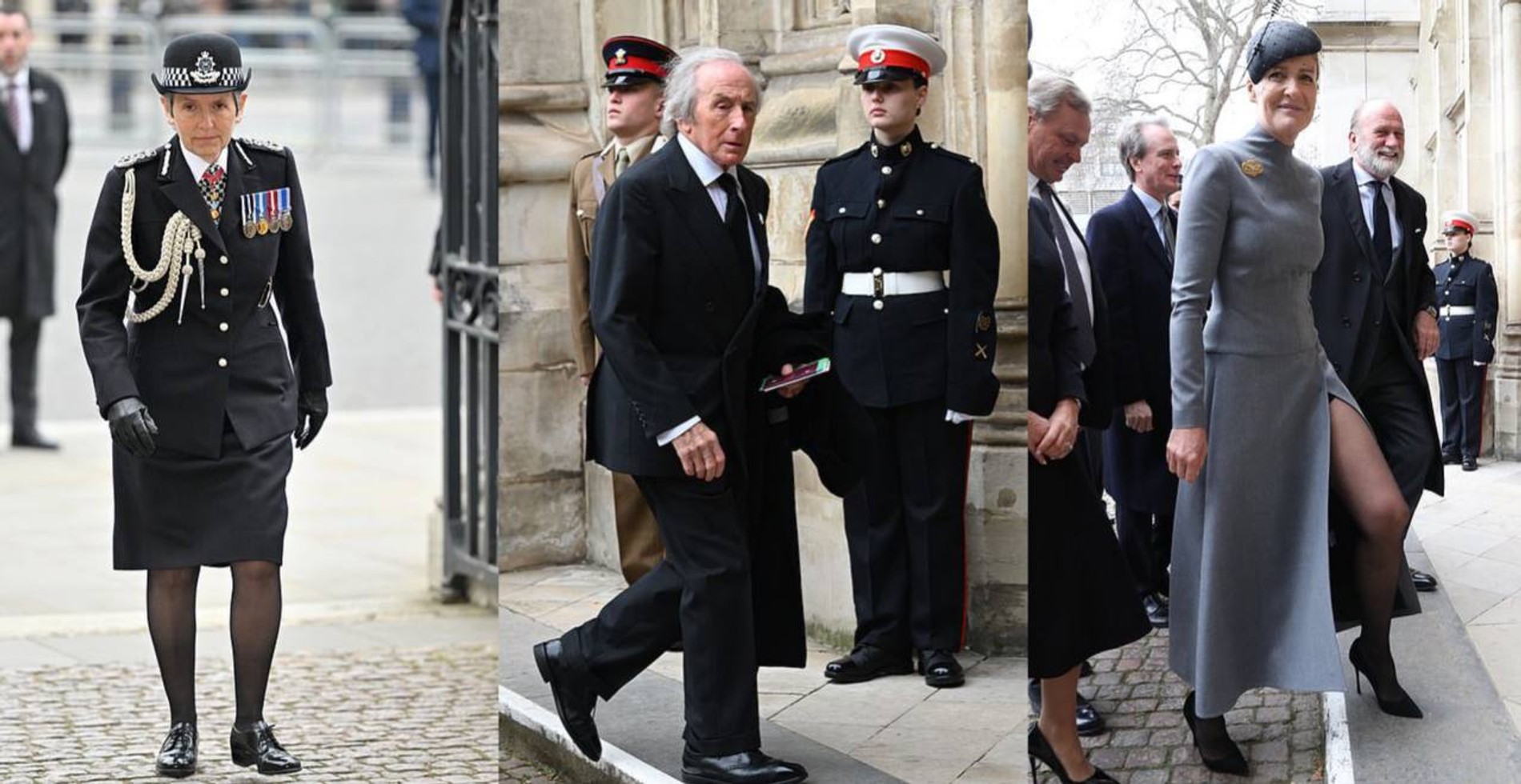 Гости на торжественной панихиде
Фото: MailOnline