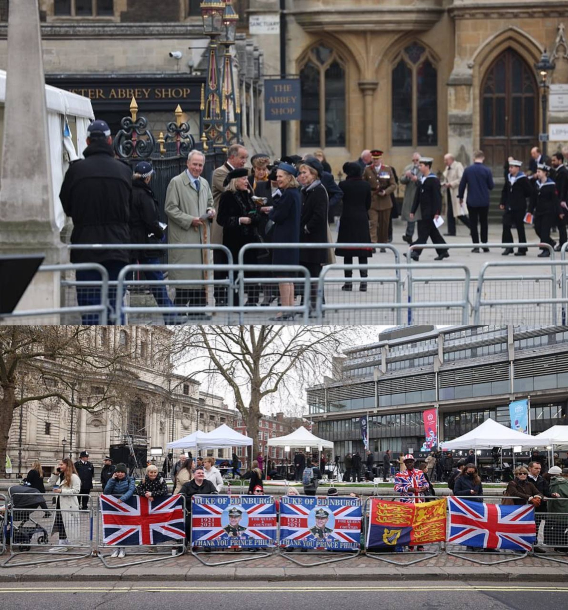 Вестминстерское аббатство в день панихиды по принцу Филиппу
Фото: MailOnline