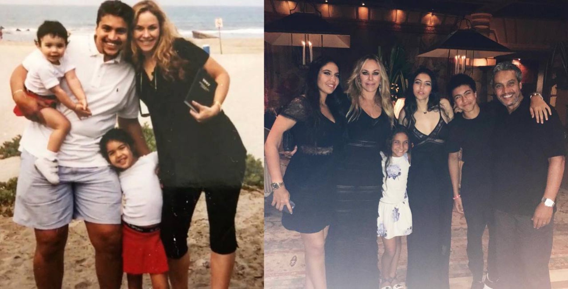 Нур с родителями и младшей сестрой Реми / Нур (слева) с семьей. Фото: Instagram (запрещен в РФ) Нур Альфаллах