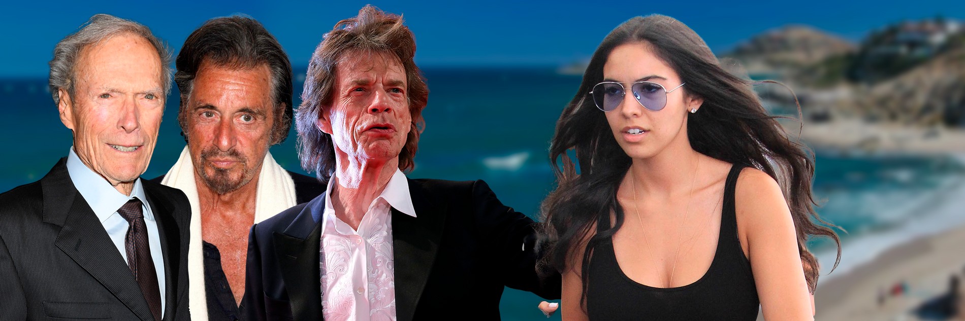 Al Pacino Noor Alfallah Mick Jagger