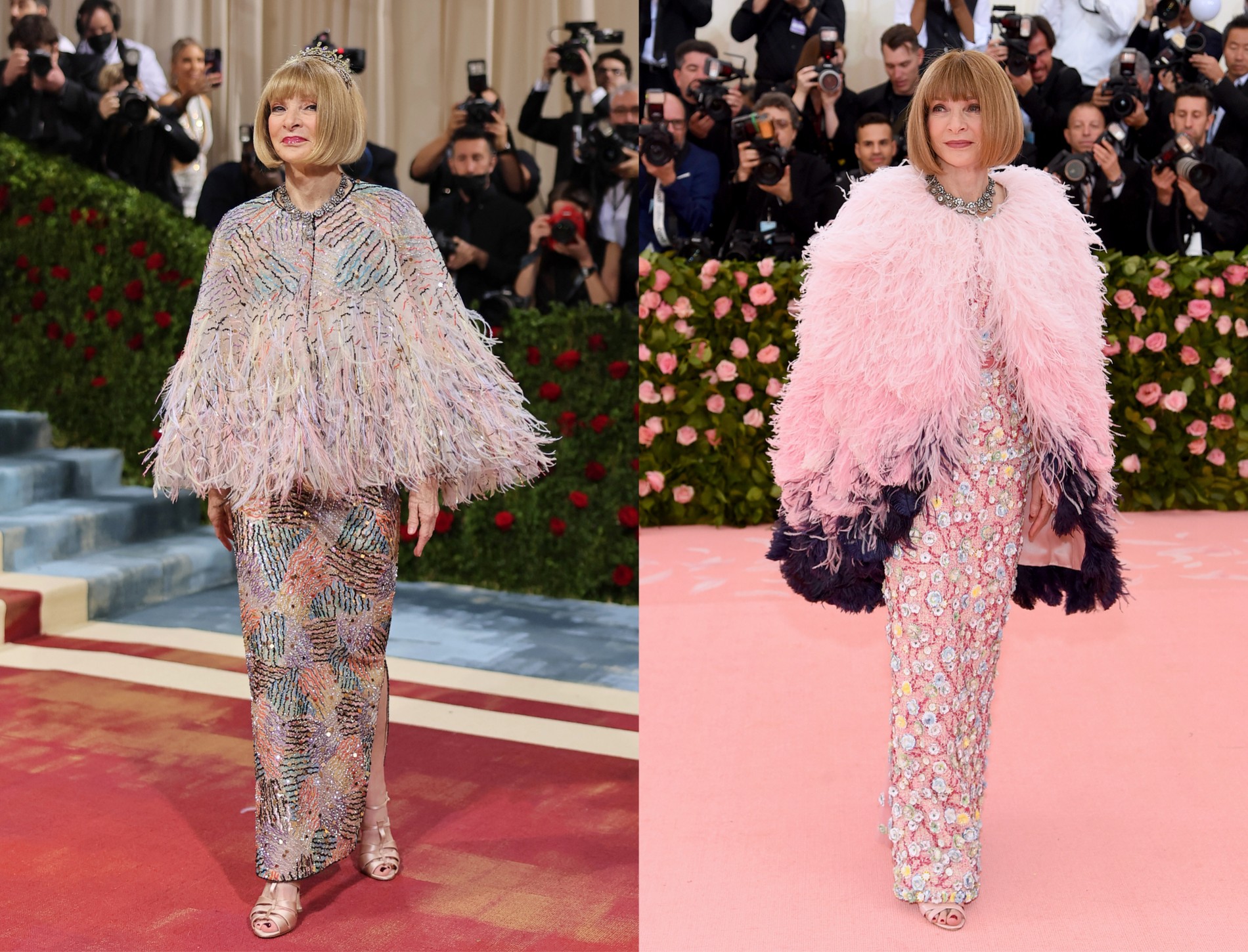 Анна Винтур на Met Gala 2022/2019
Фото: Getty Images