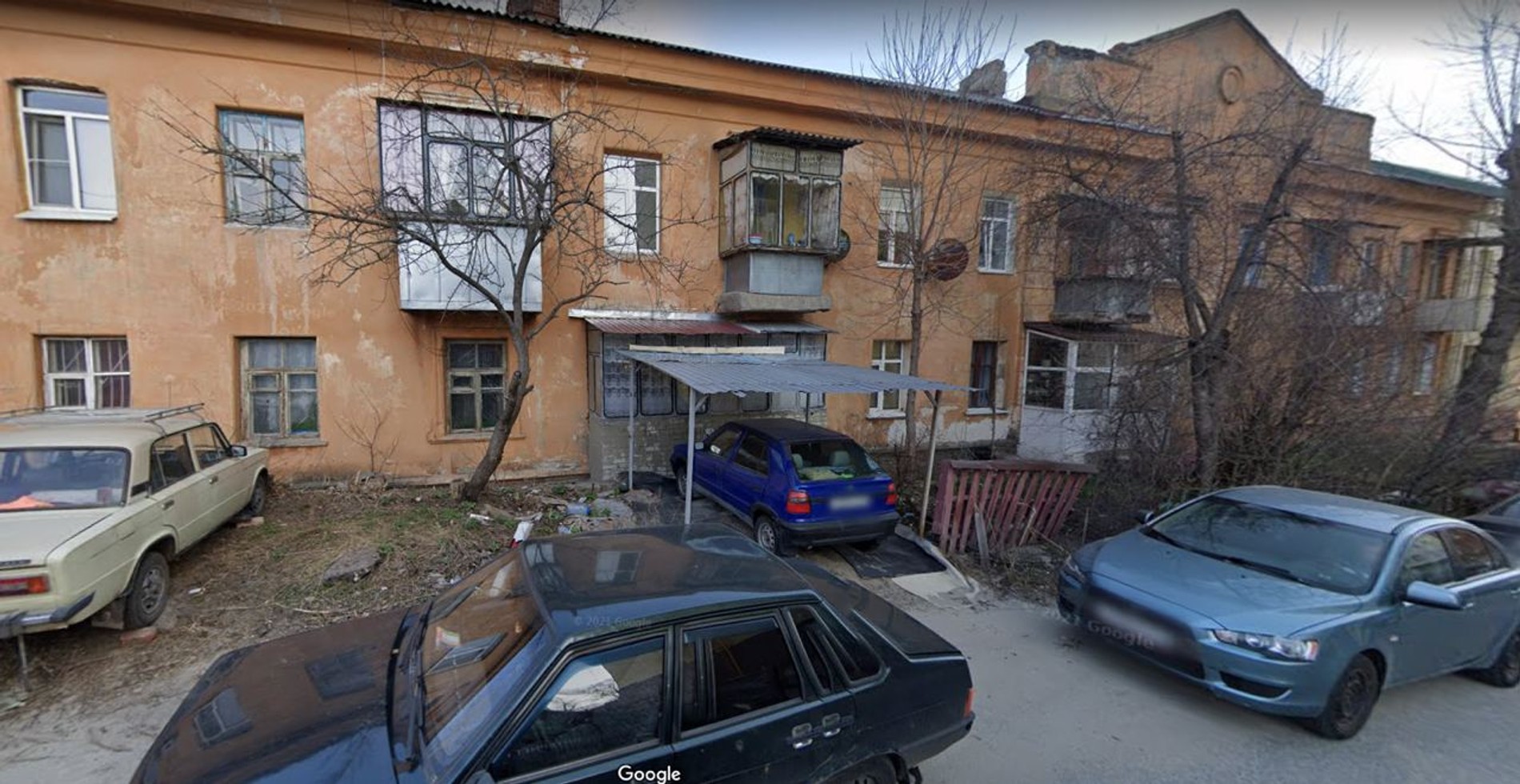 Жилой дом на территории разрушенного храма