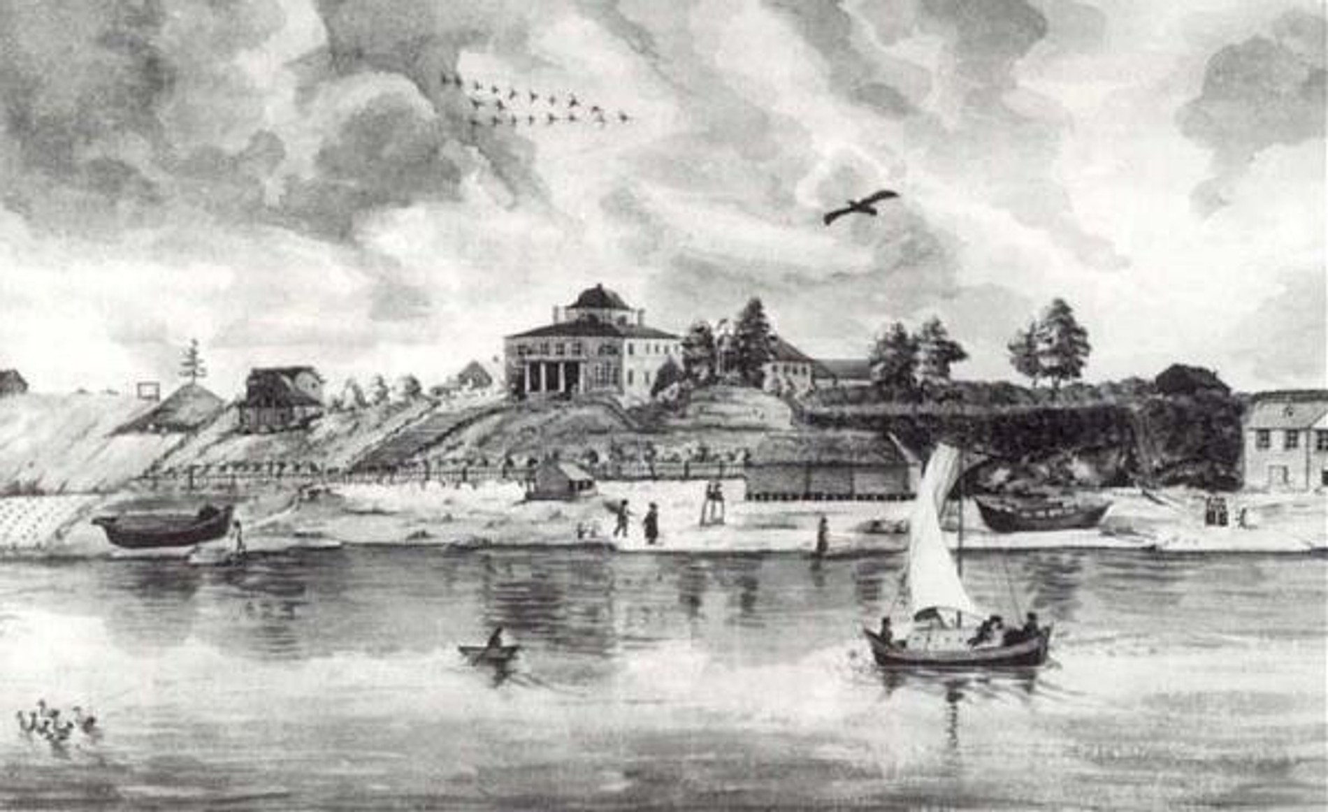 Усадьба Званка в годы жизни Г. Державина