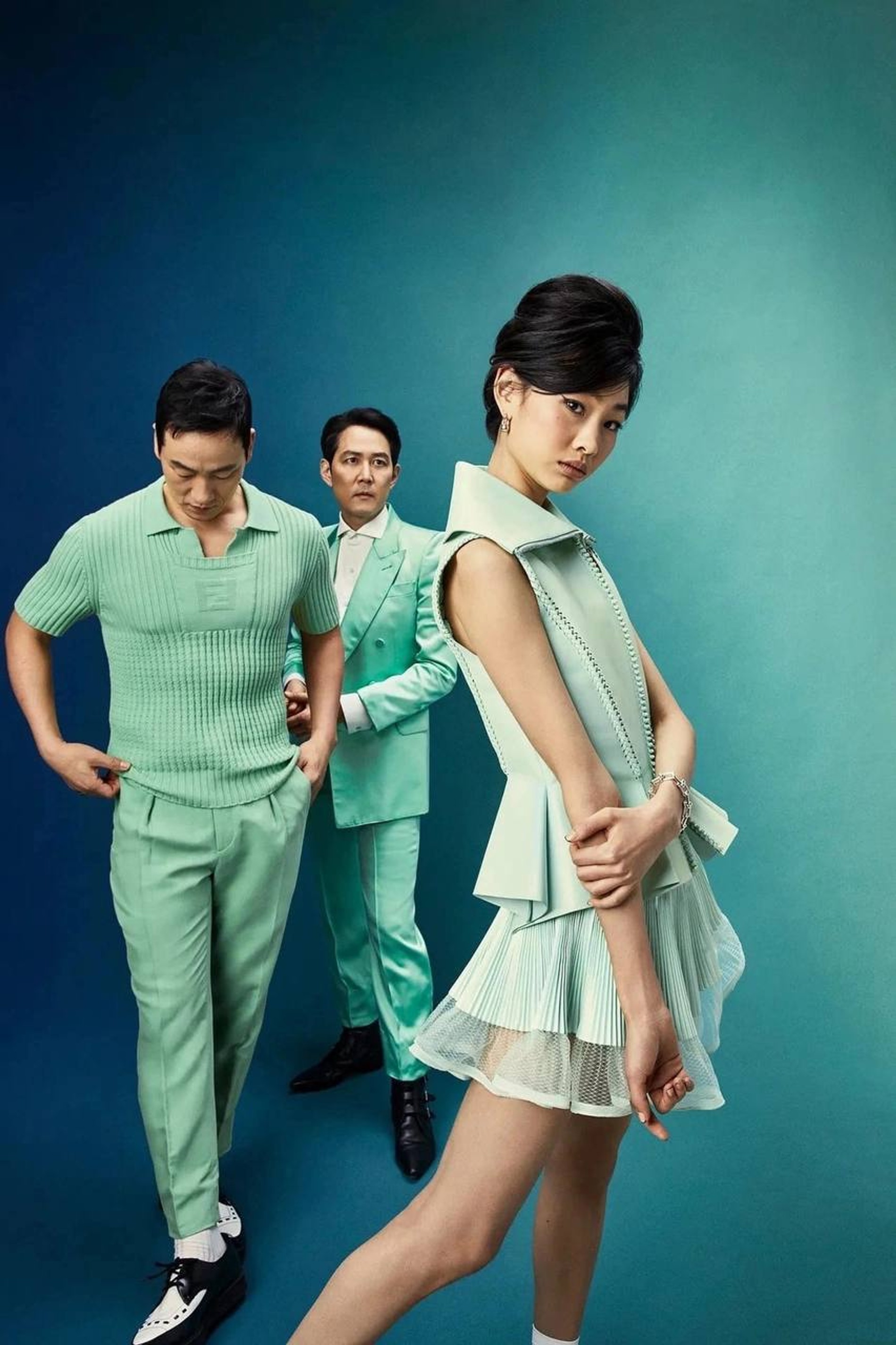 Пак Хэ Су, Ли Джон Джэ, Чон Хо Ен
Фото: Vanity Fair