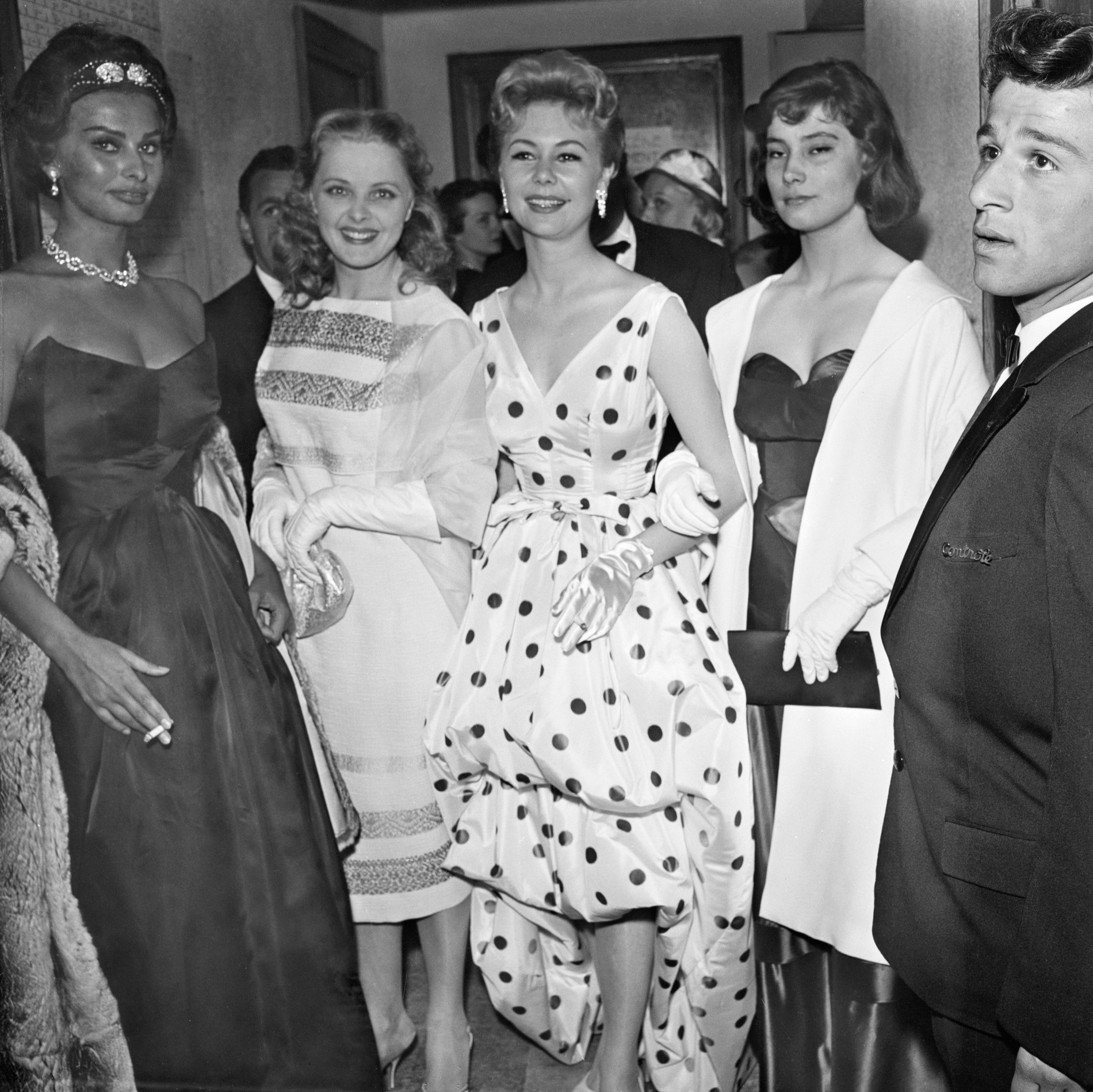 Софи Лорен, Митци Гейнор, Линда Юдина и Татьяна Самойлова, 1958