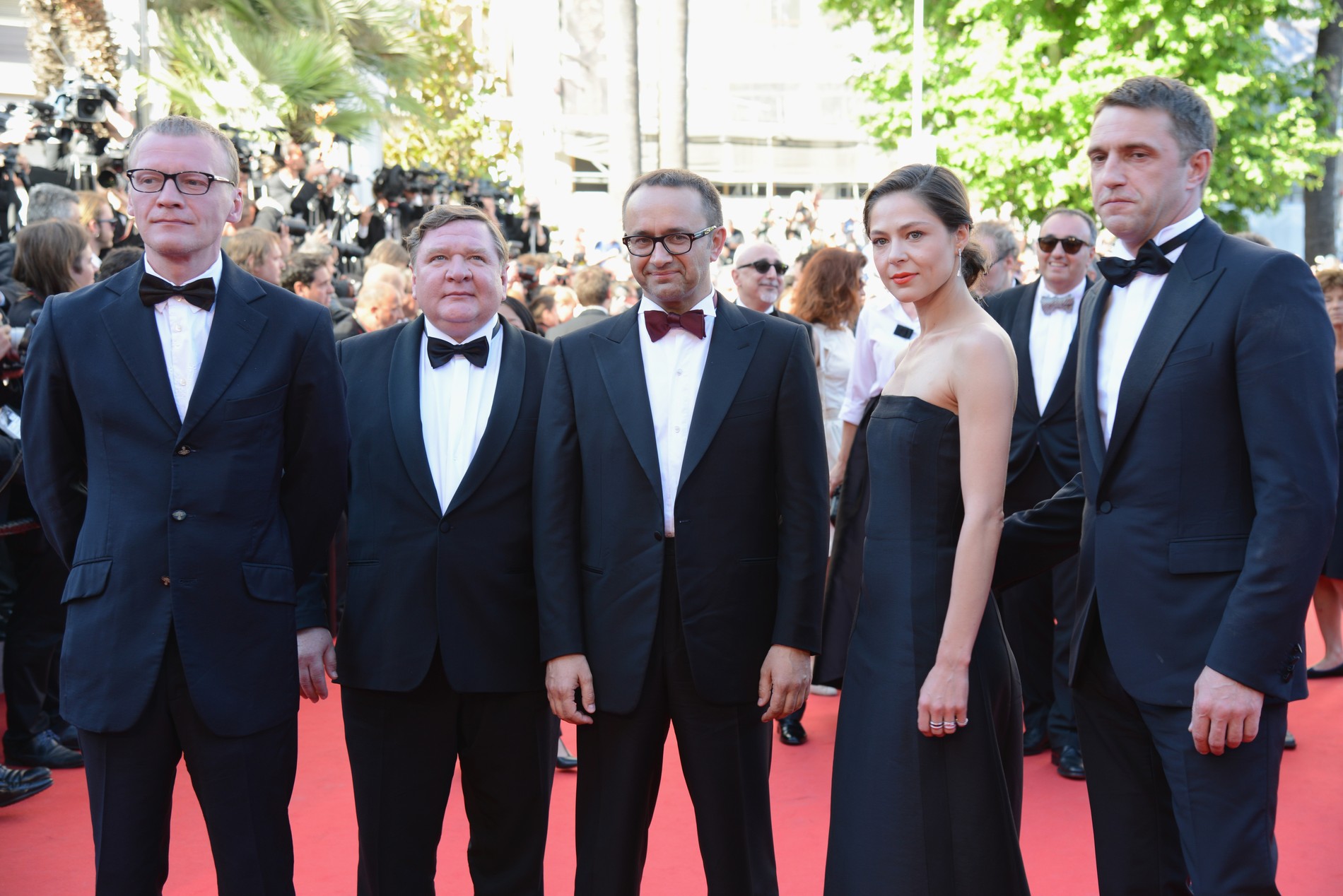 Алексей Серебряков, Роман Мадянов, Елена Лядова и Владимир Вдовиченков, 2014