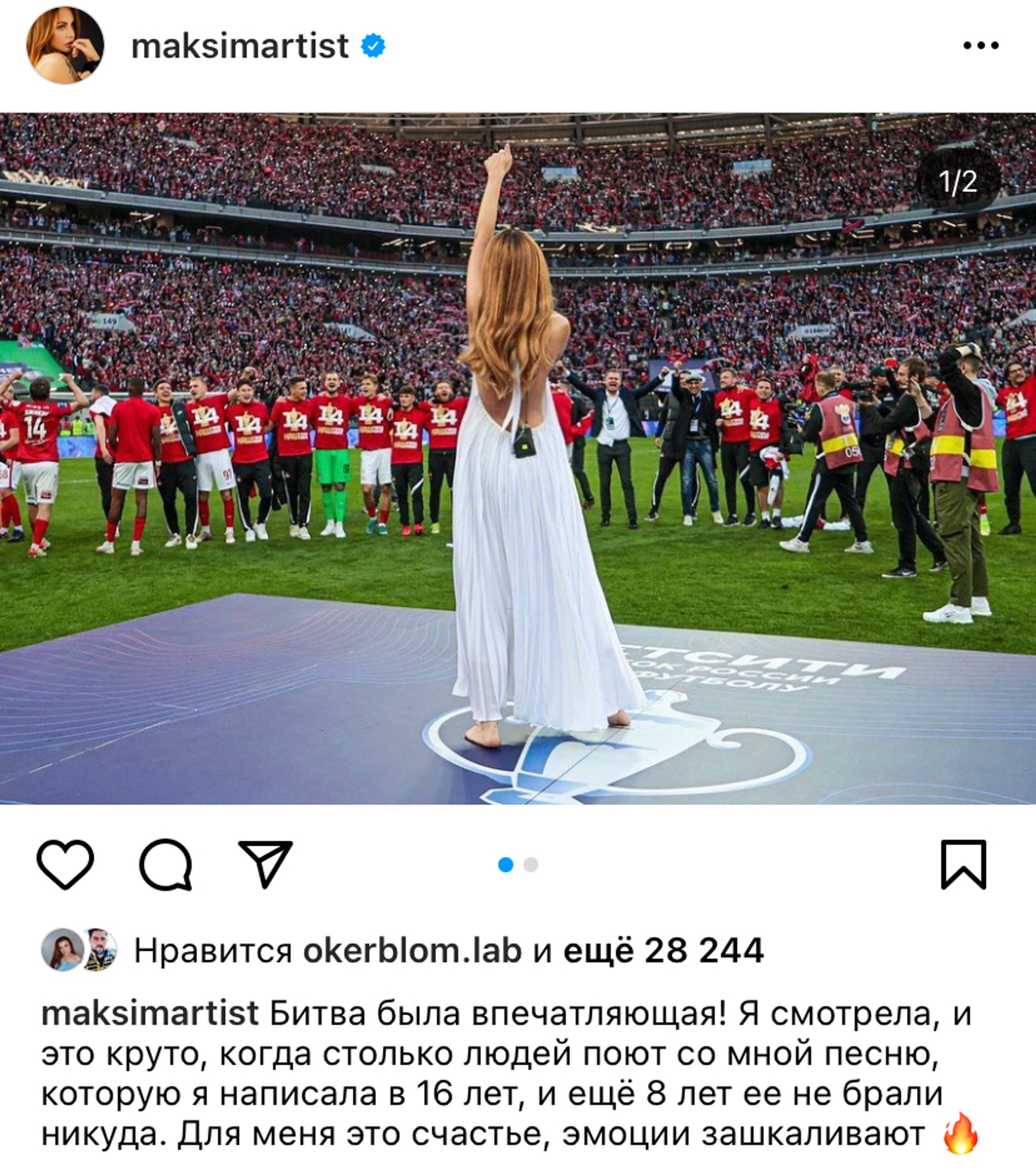 Инстаграм (запрещен в РФ) / maksimartist