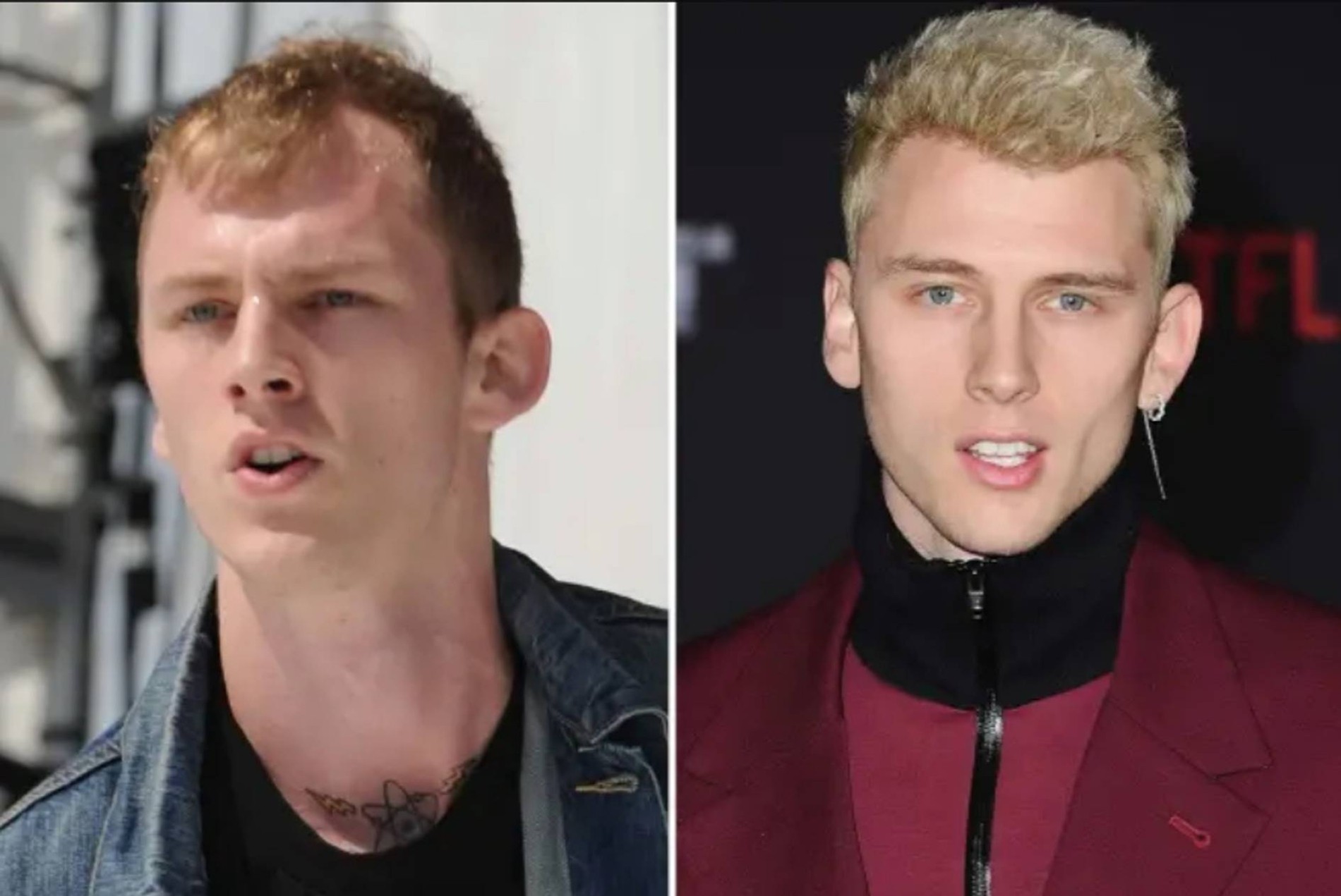 Трансформация прически Machine Gun Kelly
Фото: the-sun.com