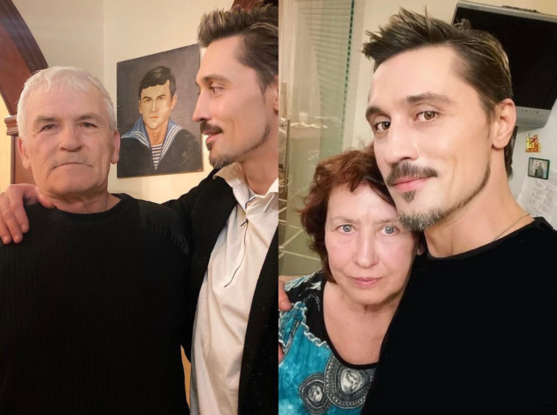 Дима Билан с папой Николаем Михайловичем и мамой Ниной Дмитриевной. Фото: Инстаграм (запрещен в РФ) Билана