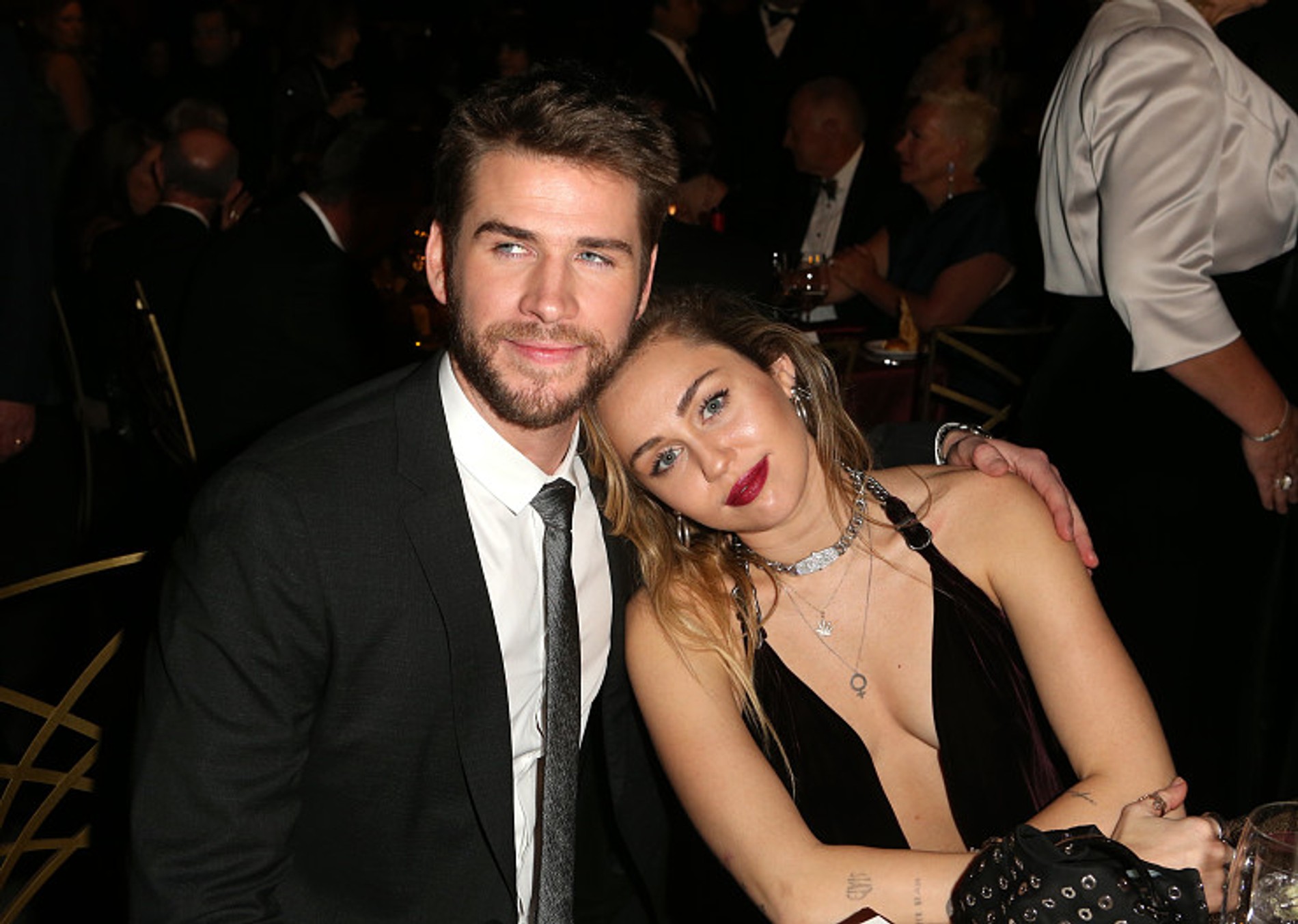 Лиам Хемсворт и Майли Сайрус
Фото: Getty Images