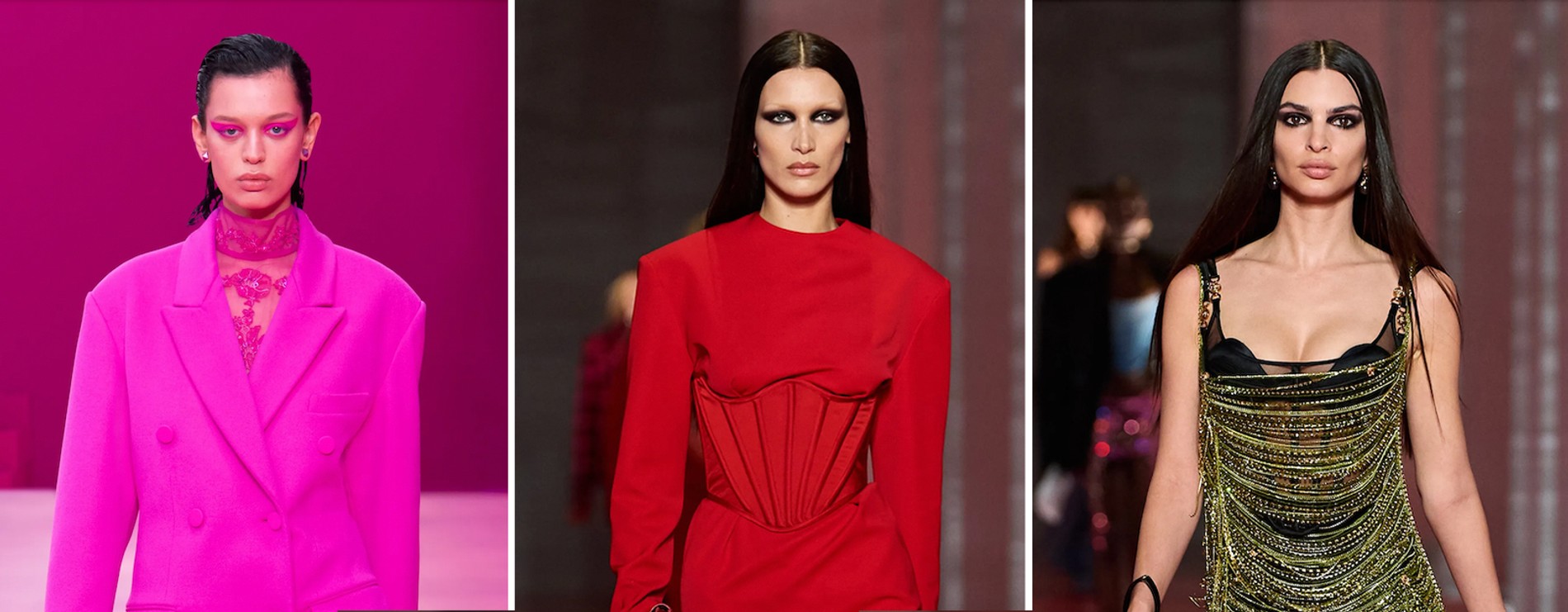 Фото с показов Valentino и Versace