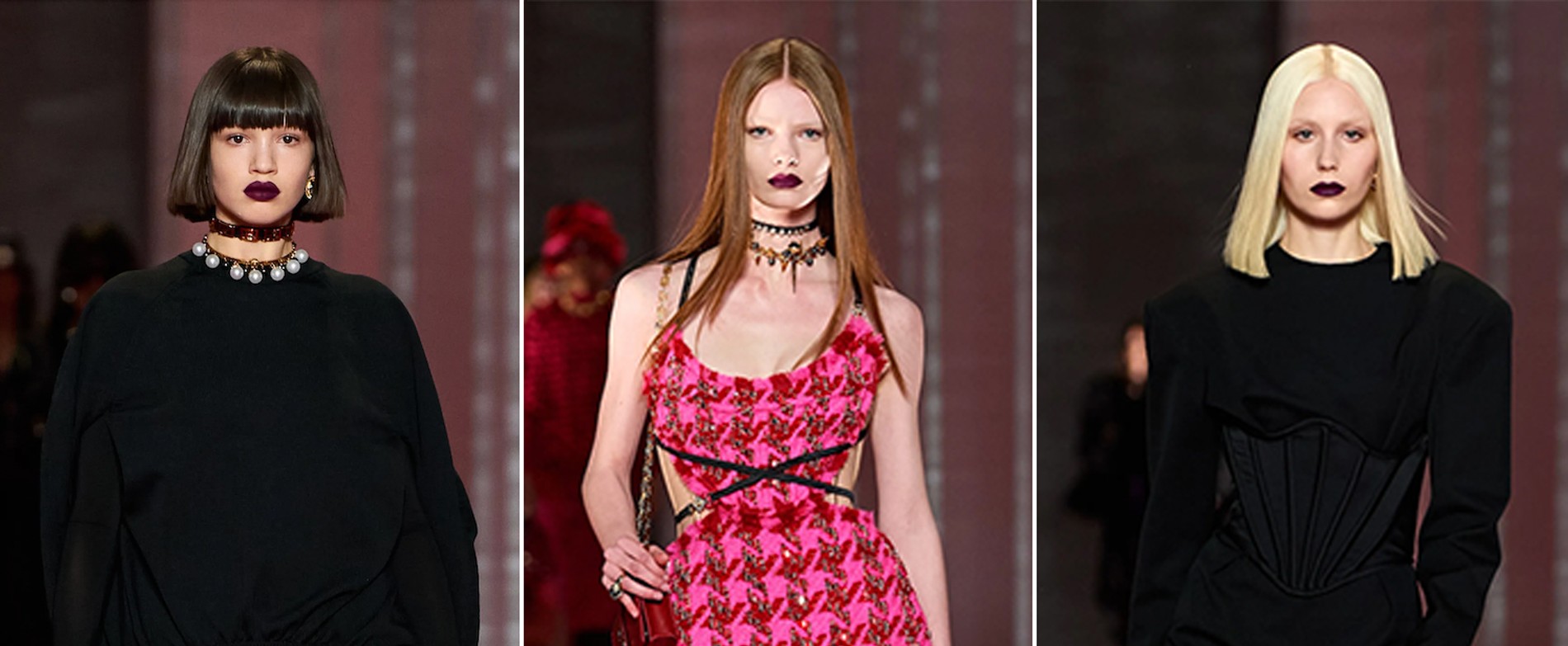 Фото с показа Versace