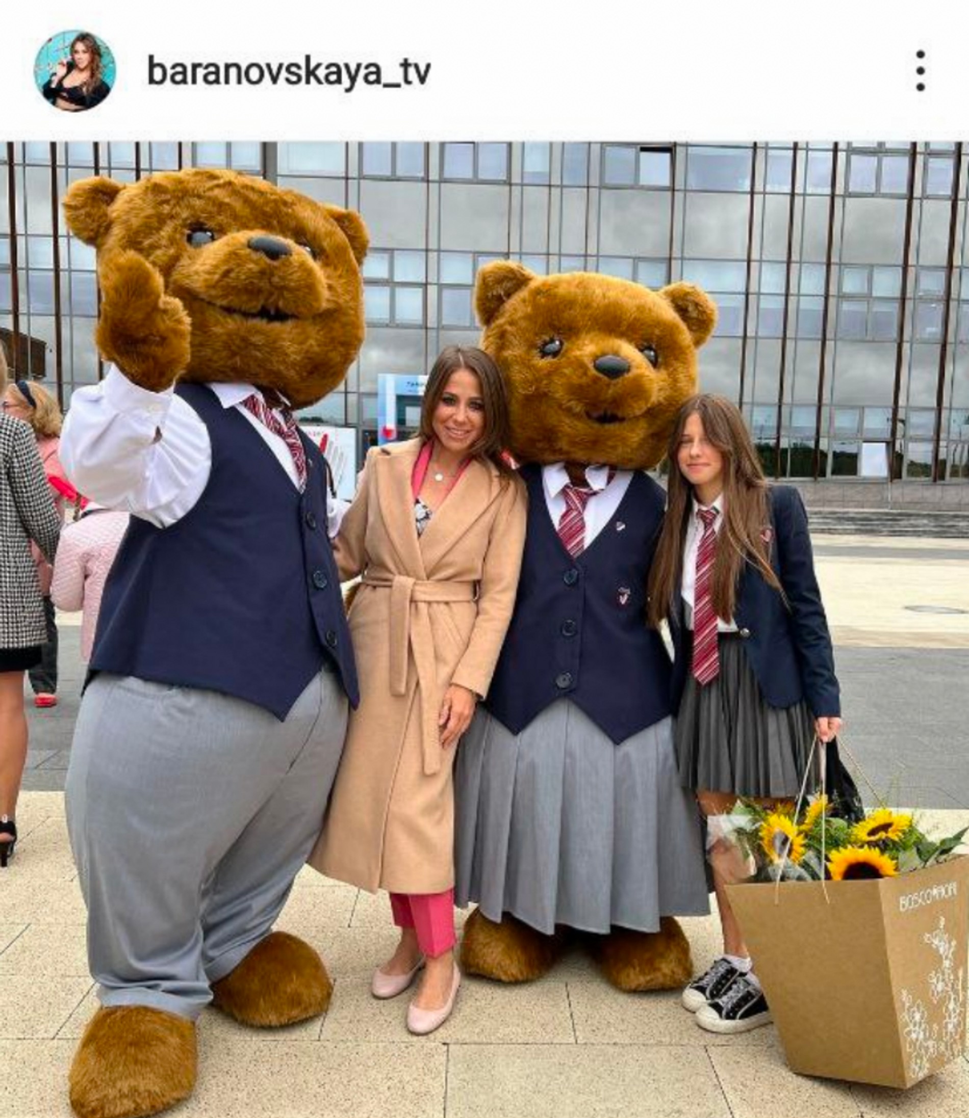 Юлия Барановская с дочерью