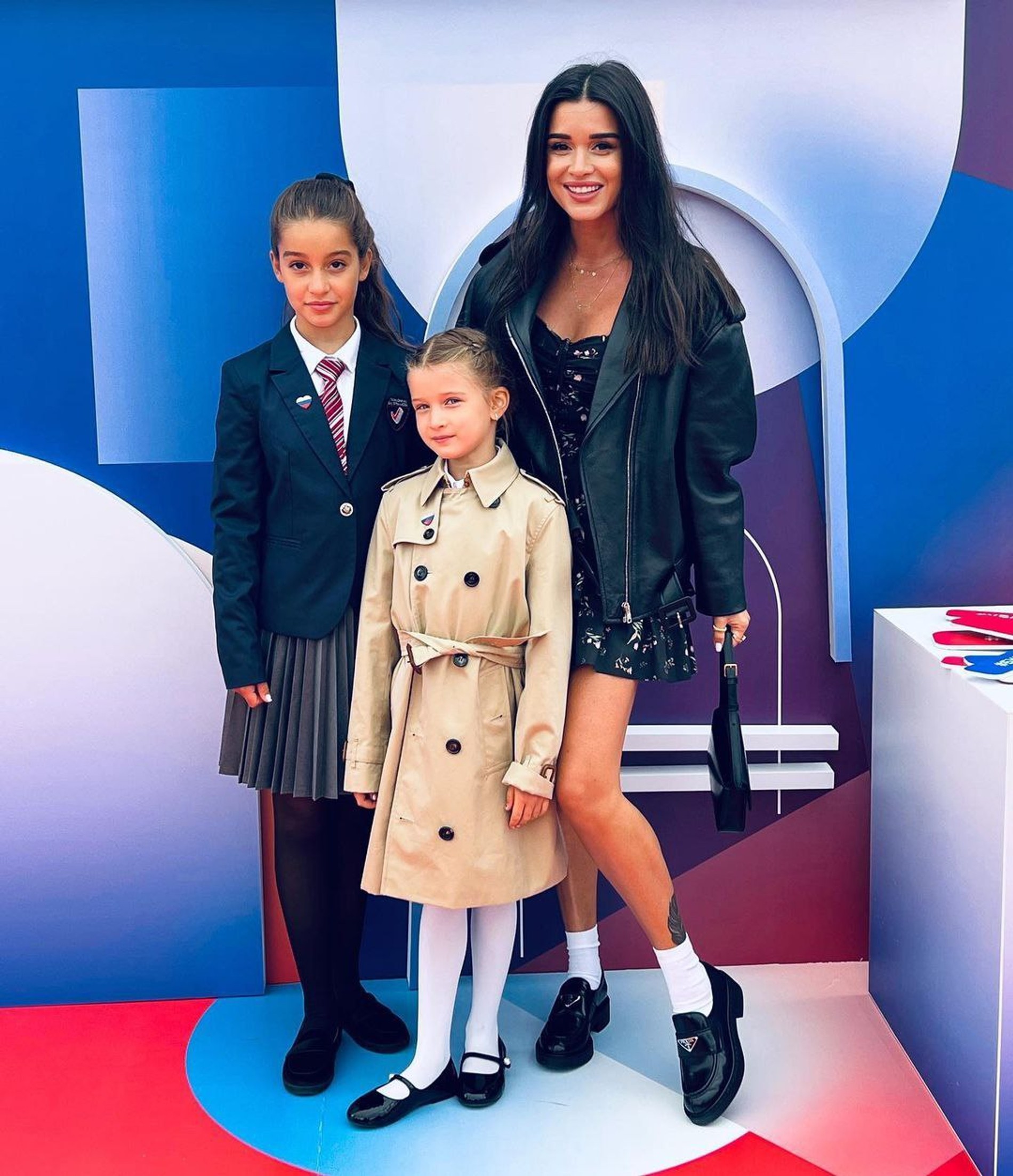 Ксения Бородина с дочерьми