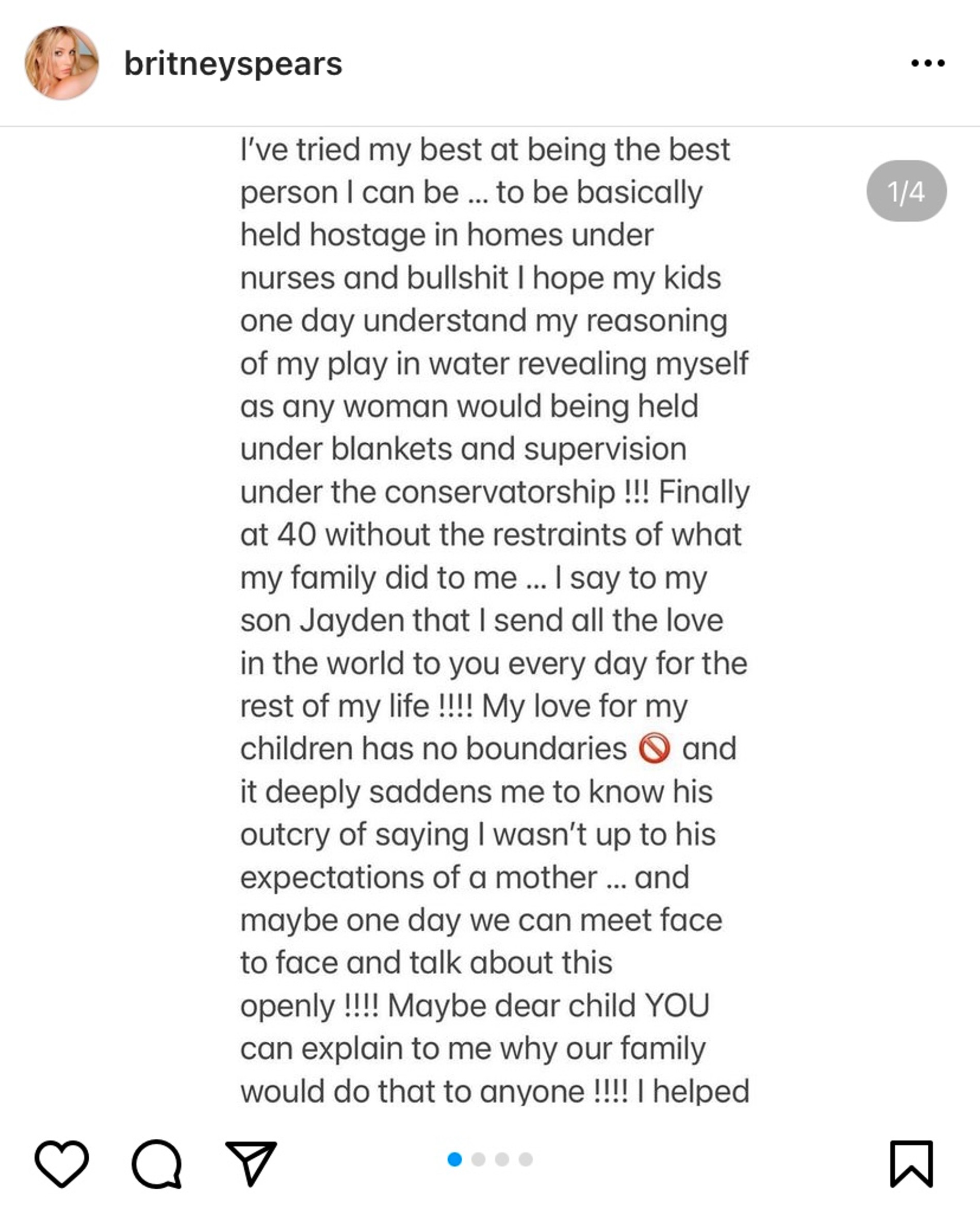 Источник: Инстаграм (запрещен в РФ) / britneyspears