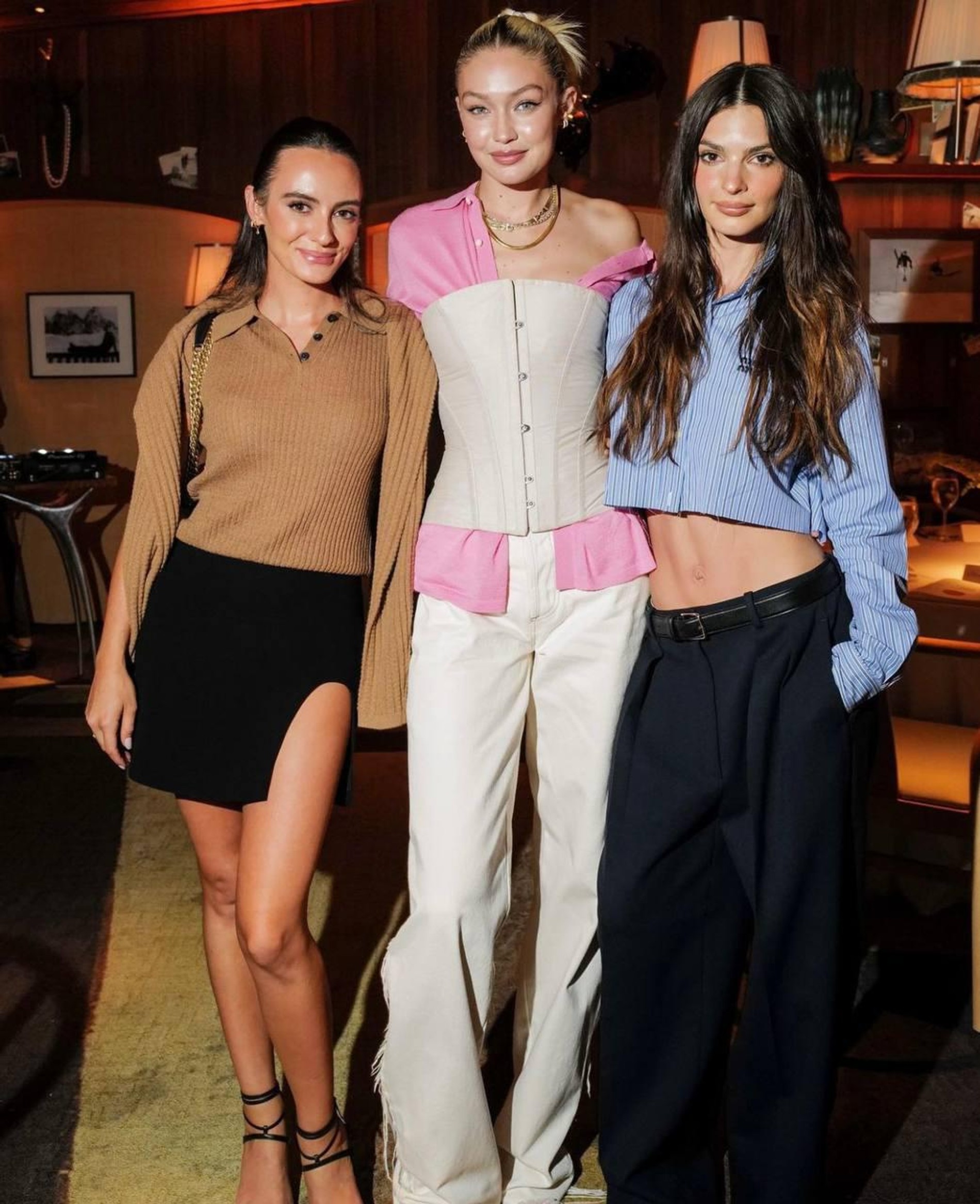 Оливия Перес, Джиджи Хадид, Эмили Ратаковски / Фото: instagram