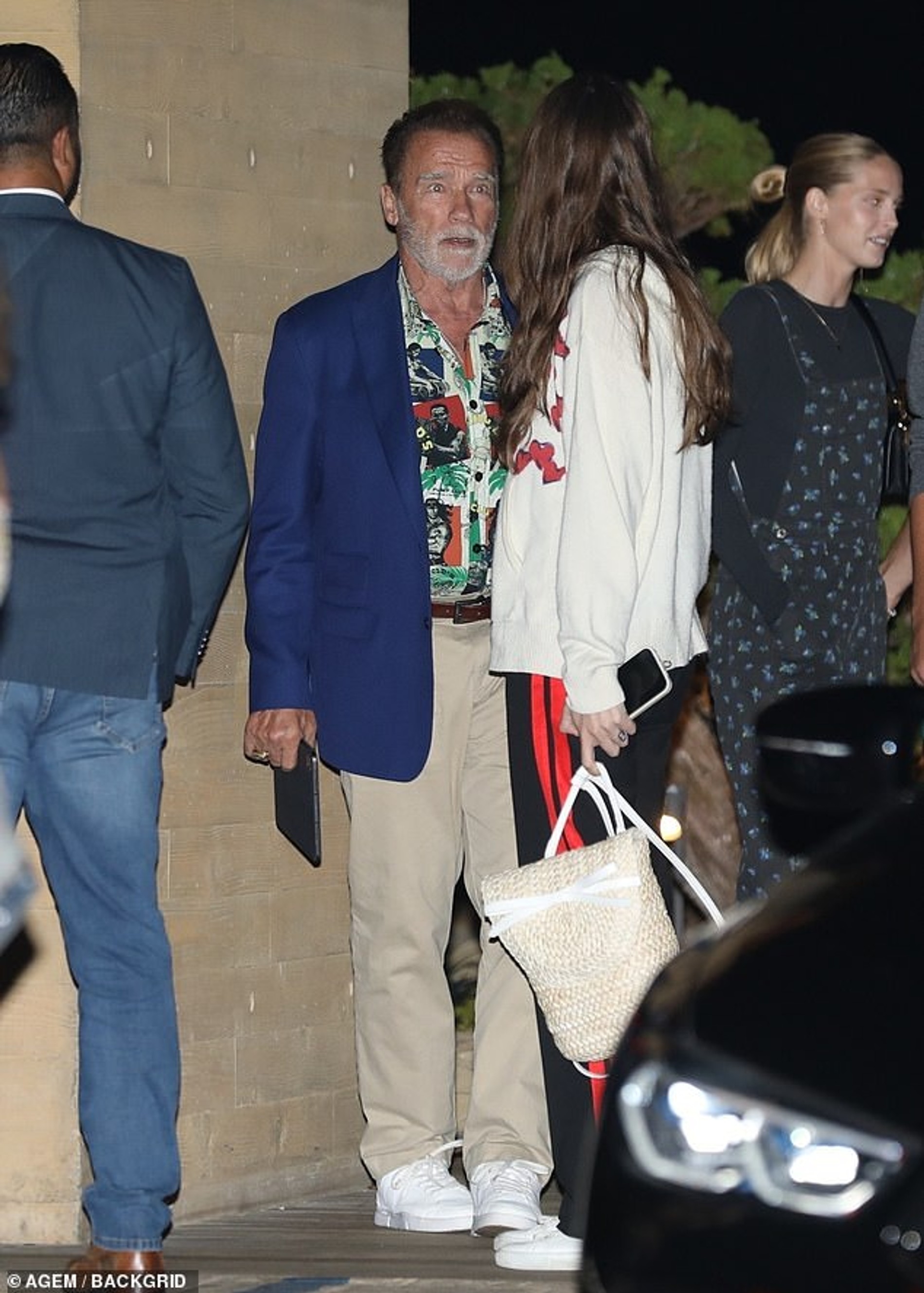 Фото: Daily Mail
Арнольд Шварценеггер на праздновании дня рождения брата