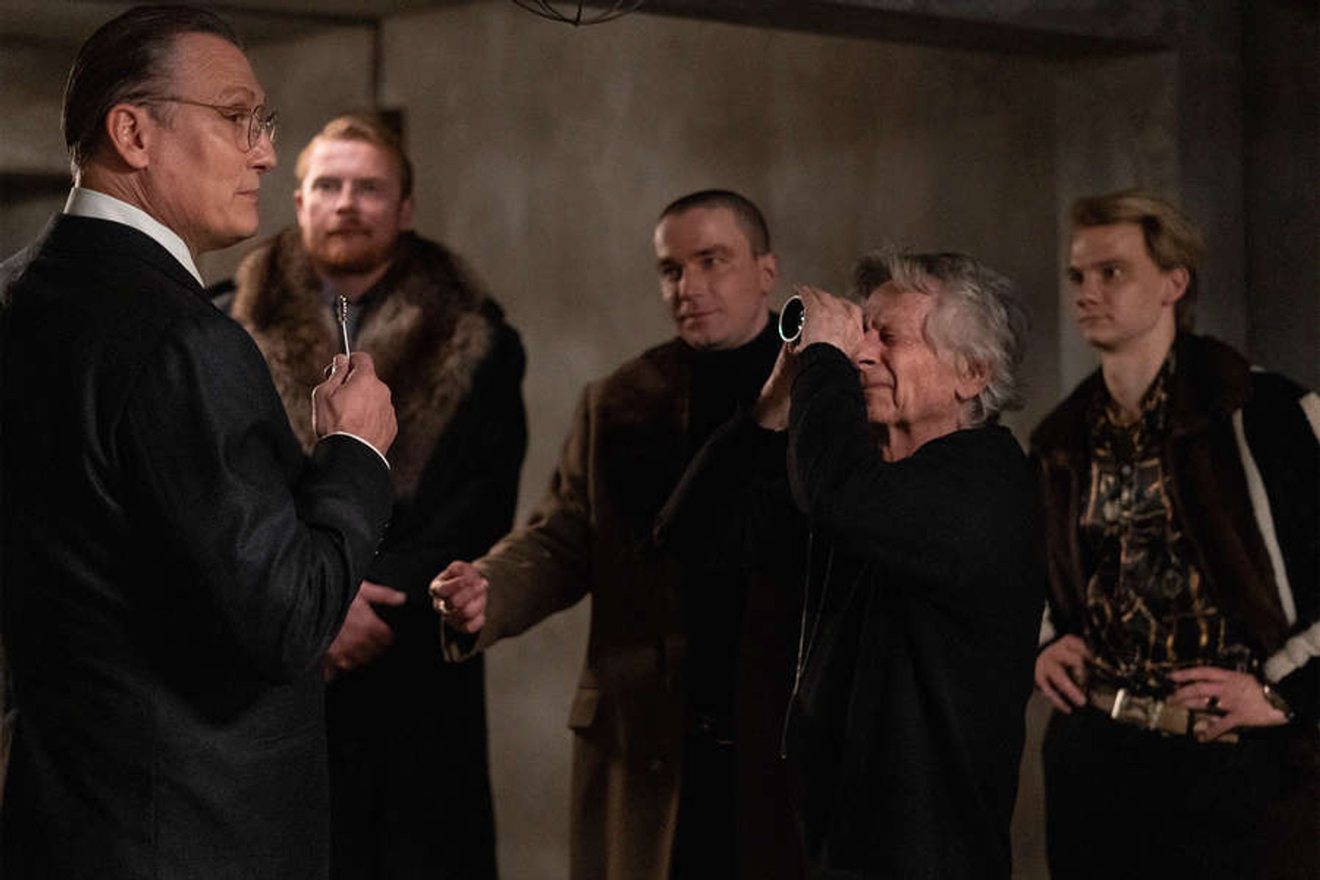 На съемках фильма «Дворец»