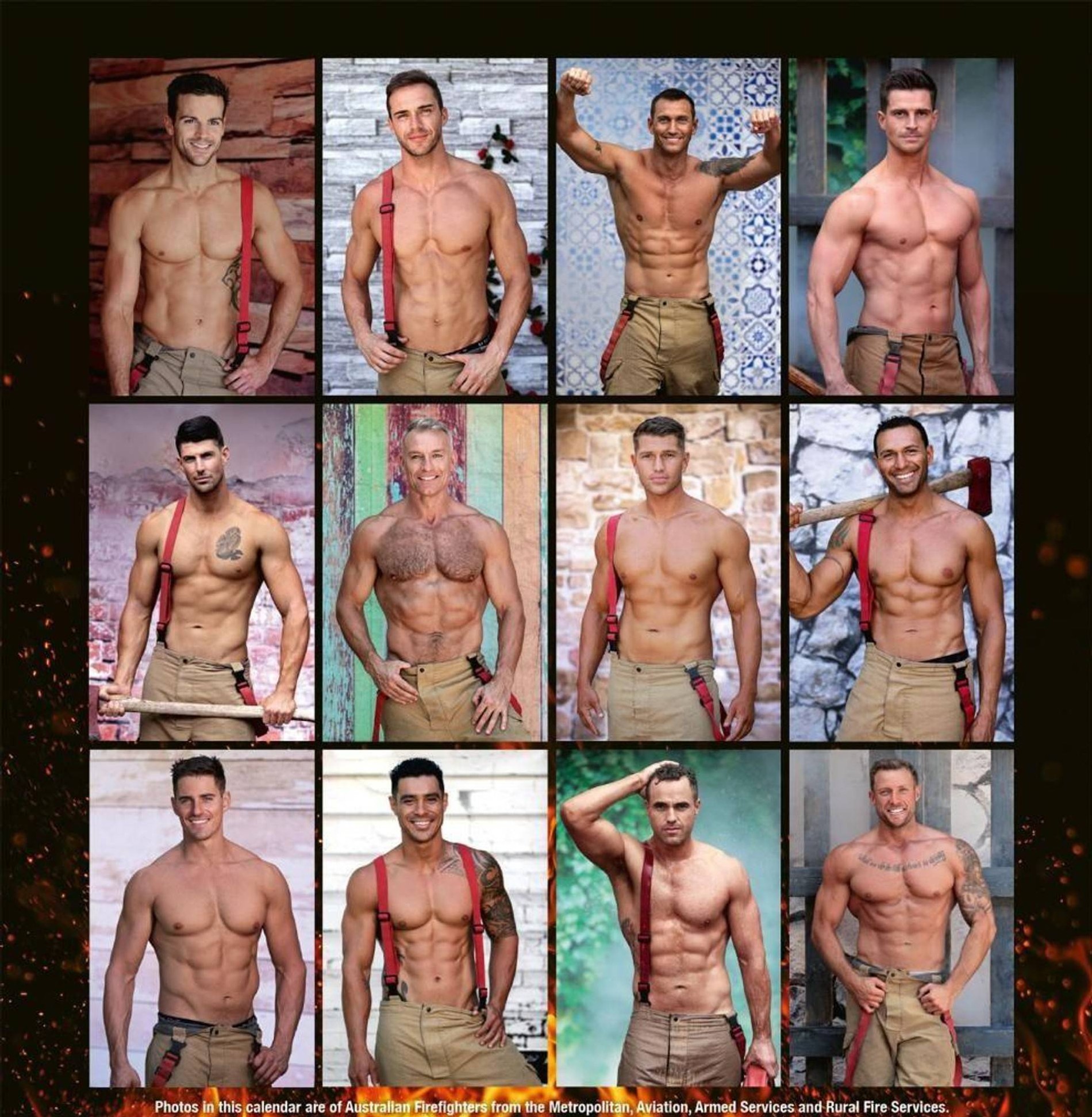 Фото: AUSTRALIAN FIREFIGHTERS CALENDAR
