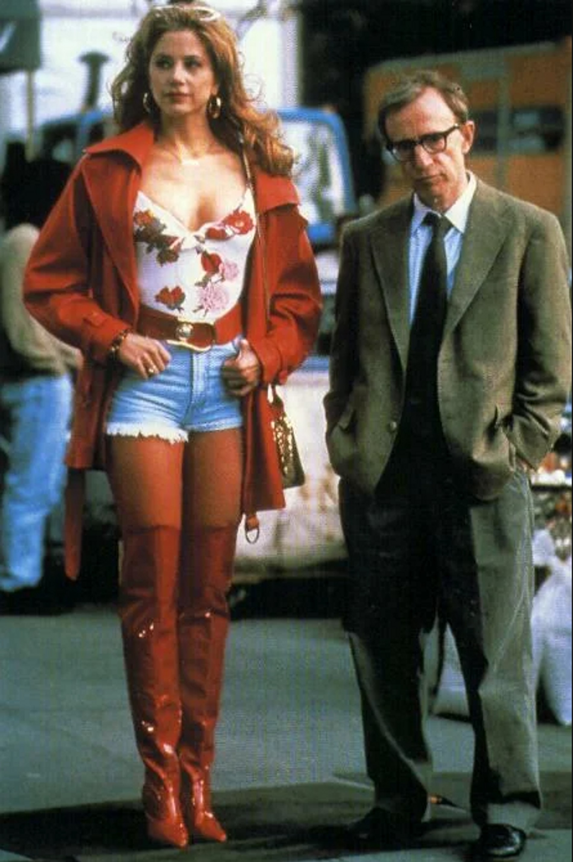 Мира Сорвино и Вуди Аллен