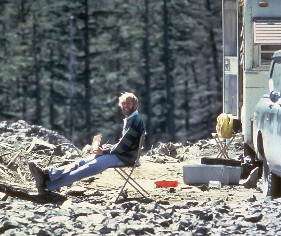 Последнее фото вулканолога Дэвида Джонсона
Источник: архив автора