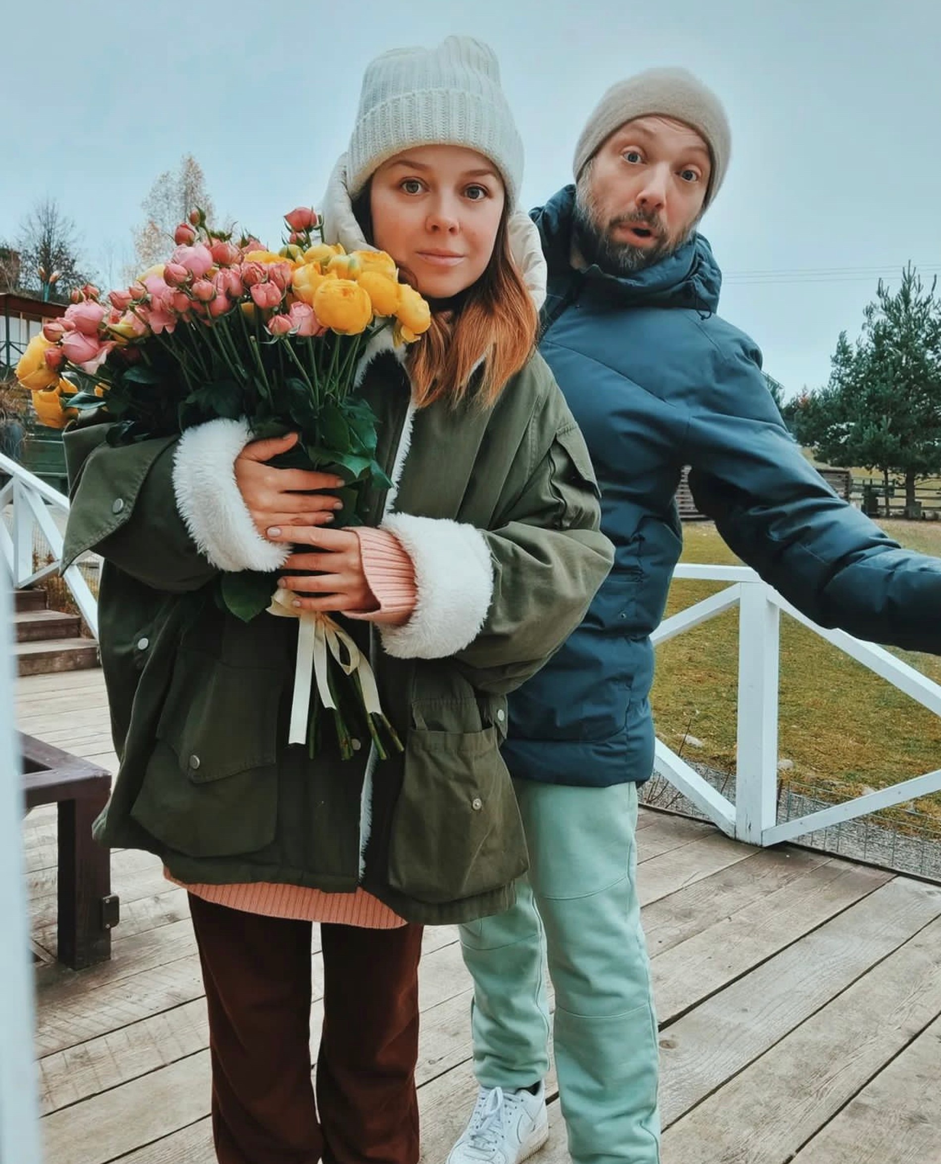 Наталия Медведева с супругом Александром Коптелем
Фото: Инстаграм (запрещен в РФ) актрисы