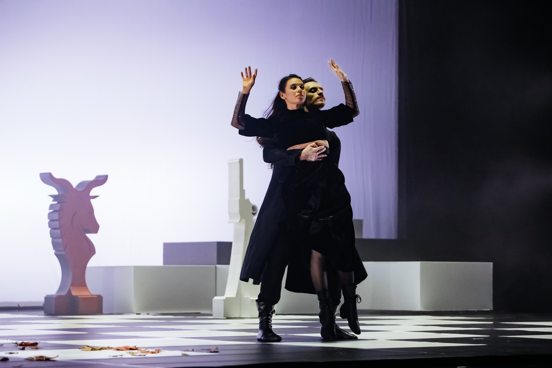 Балет «Распутин». Елена Ильиных и Сергей Полунин. Фото: предоставлено из личного архива