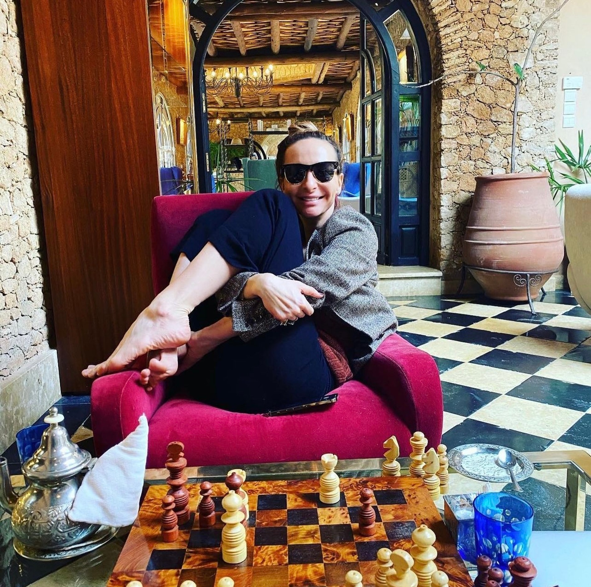 Фото Екатерины Варнавы из поздравления Александра Молочникова
Фото: Инстаграм (запрещен в РФ)