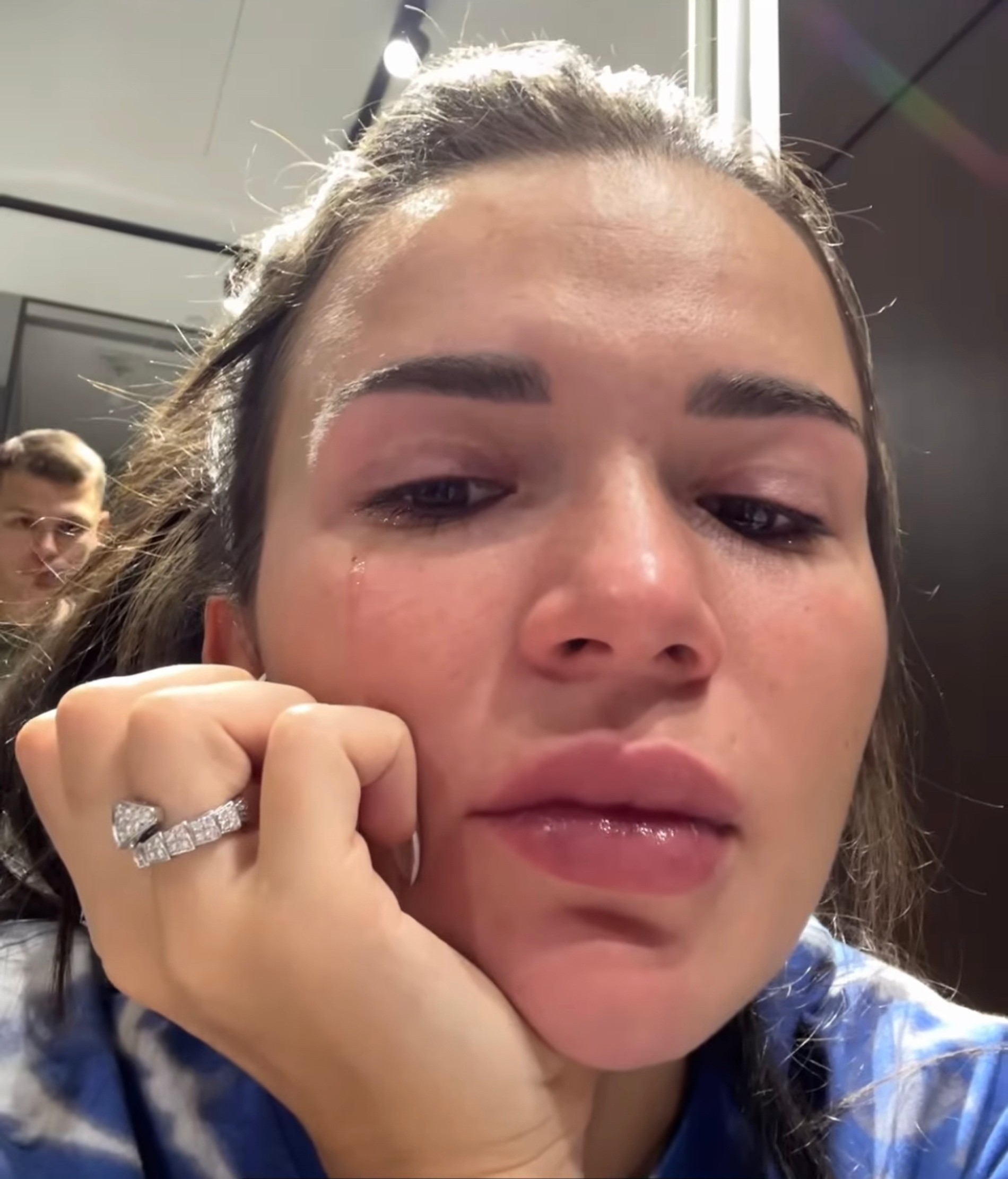 Скриншот сторис Надин Серовски на резервном аккаунте
Фото: Инстаграм (запрещен в РФ) / @nadin_phenomen