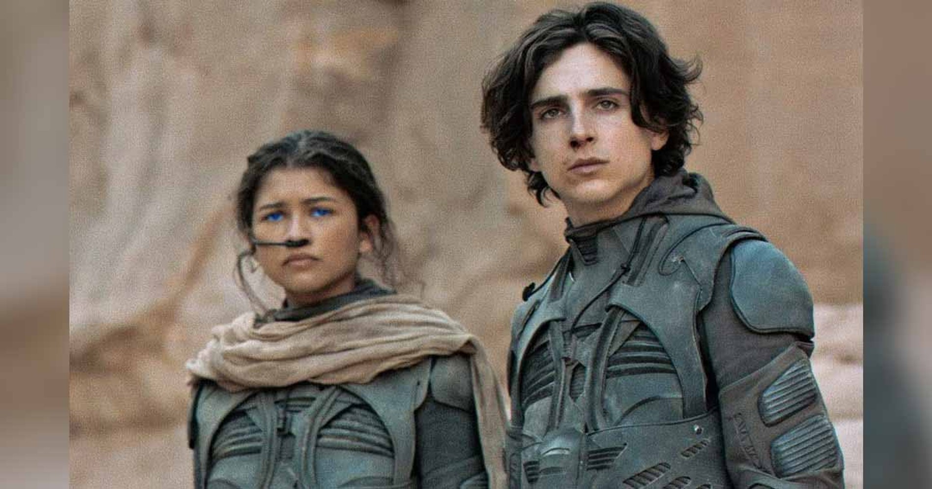 Зендея и Тимоти Шаламе в первой «Дюне»