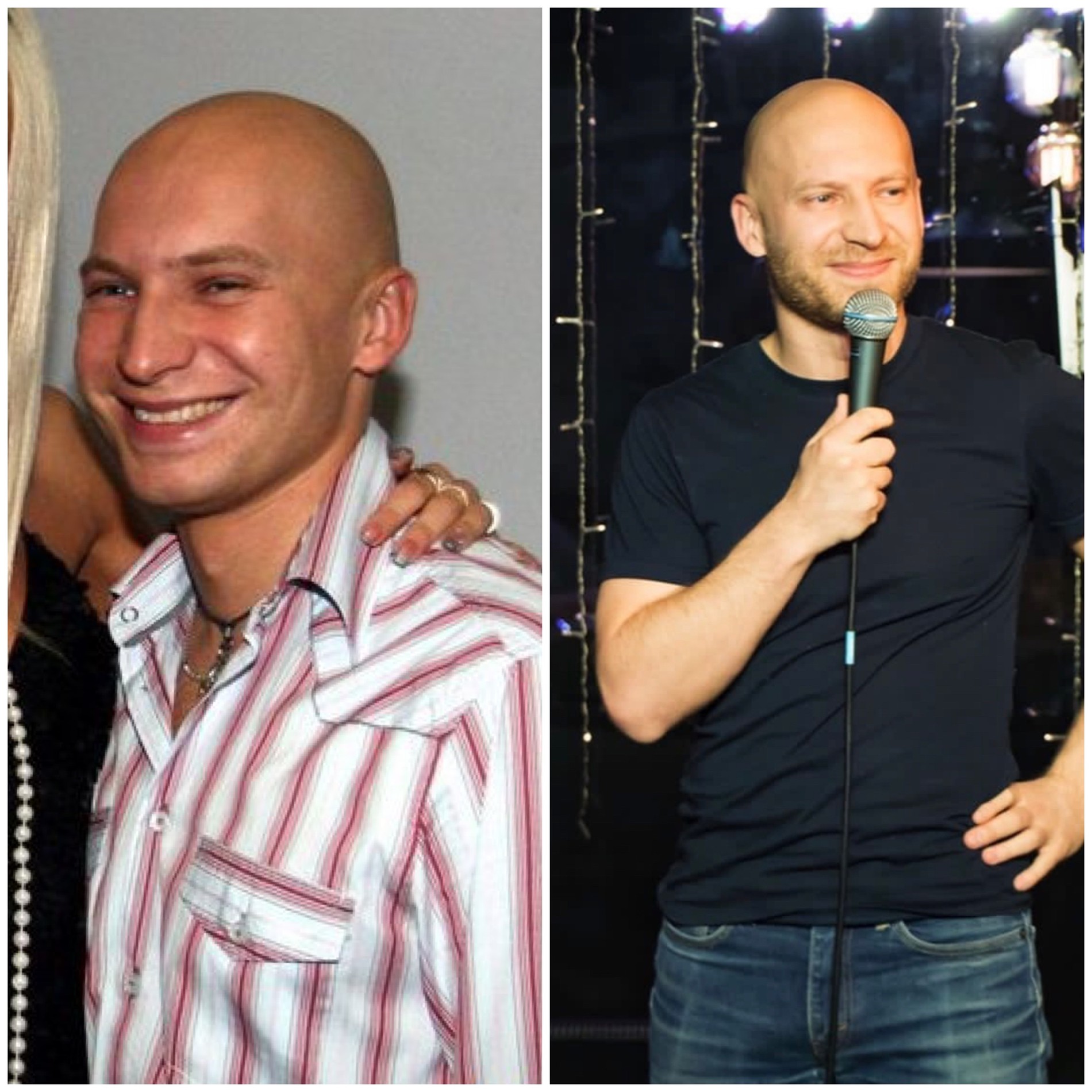 Роман тогда и сейчас. Фото: Инстаграм (запрещен в РФ) Третьякова