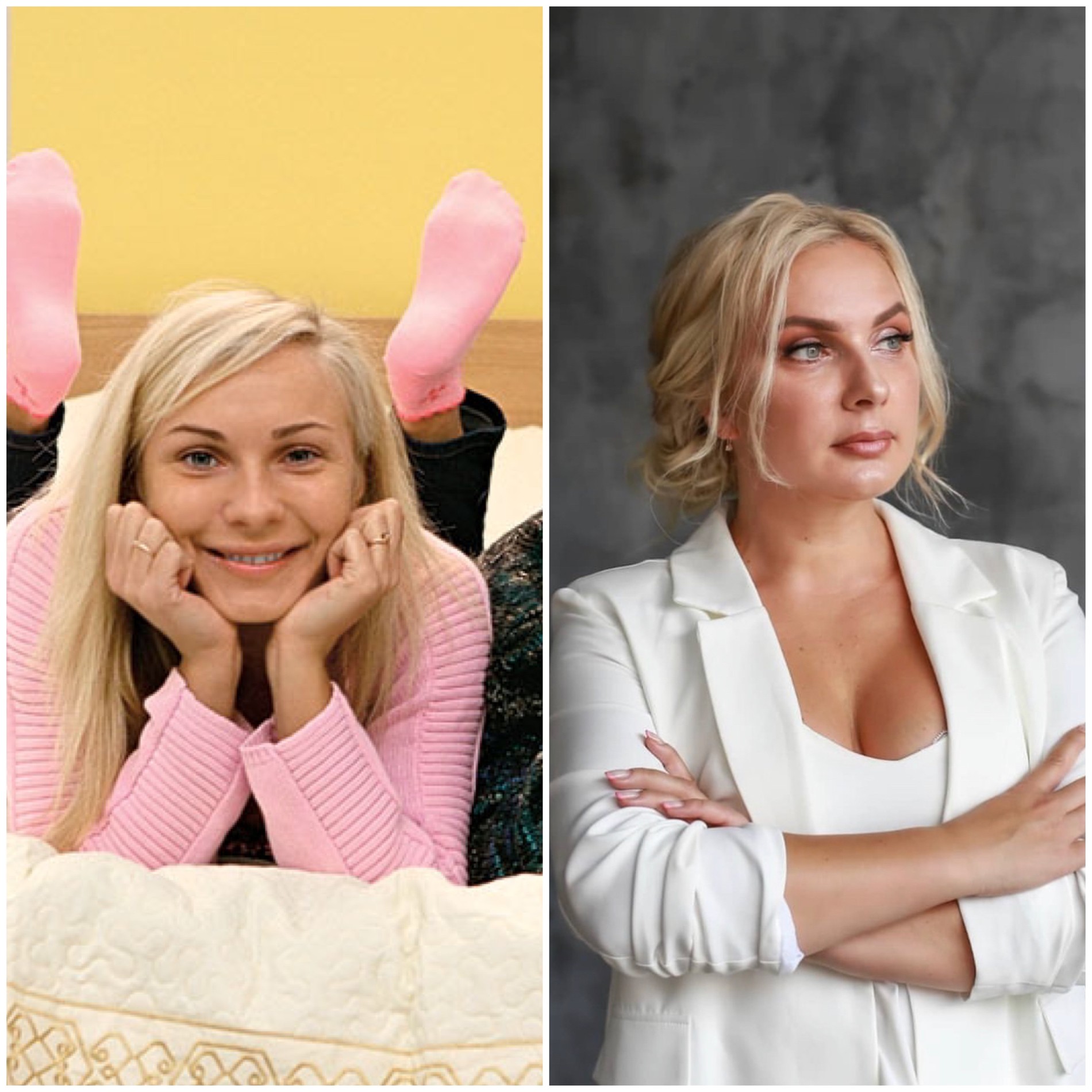 Анастасия тогда и сейчас. Фото: Инстаграм (запрещен в РФ) Дашко