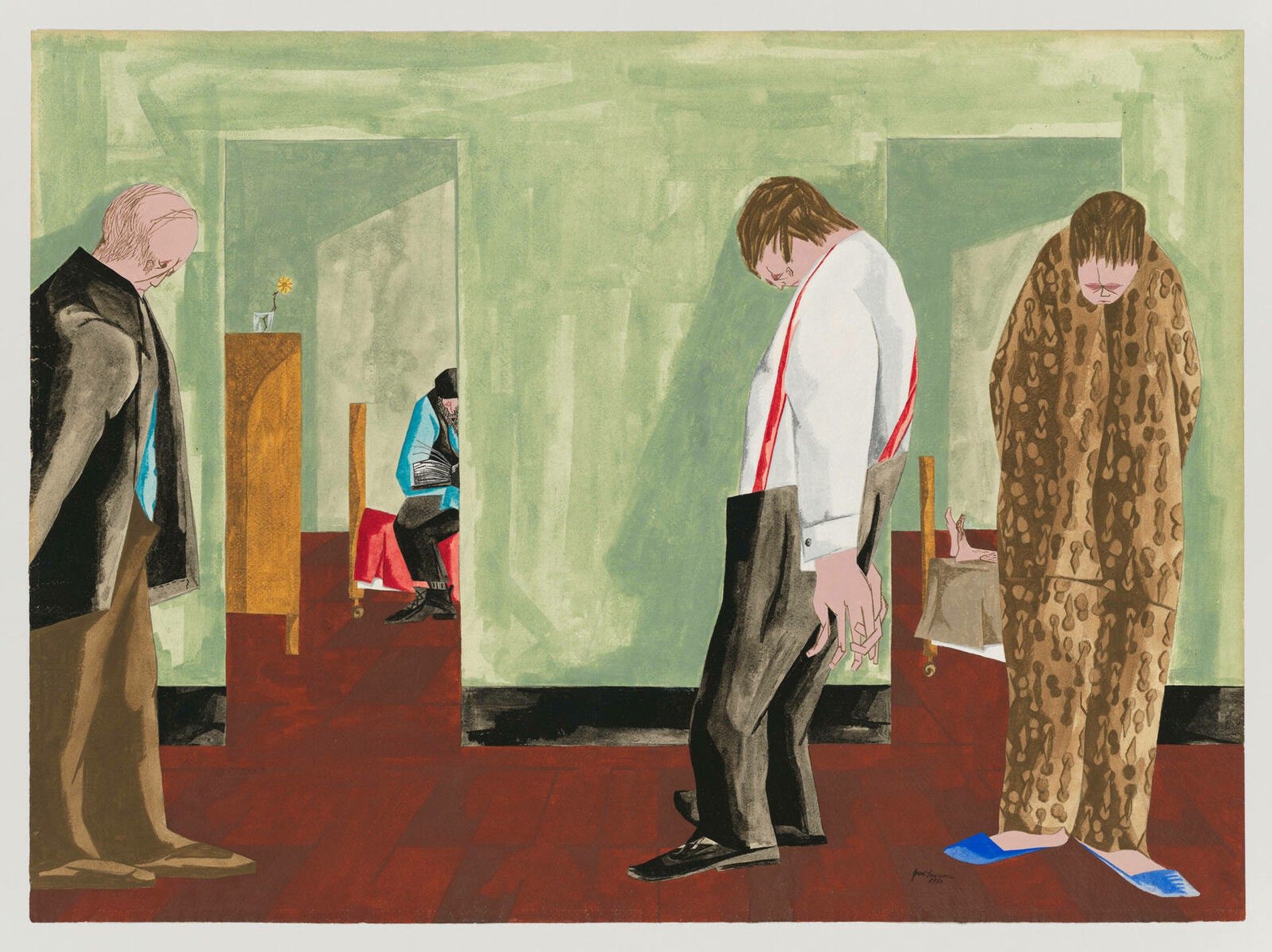 «Депрессия», Якоб Лоренс, 1950. Источник: Whitney Museum of American Art