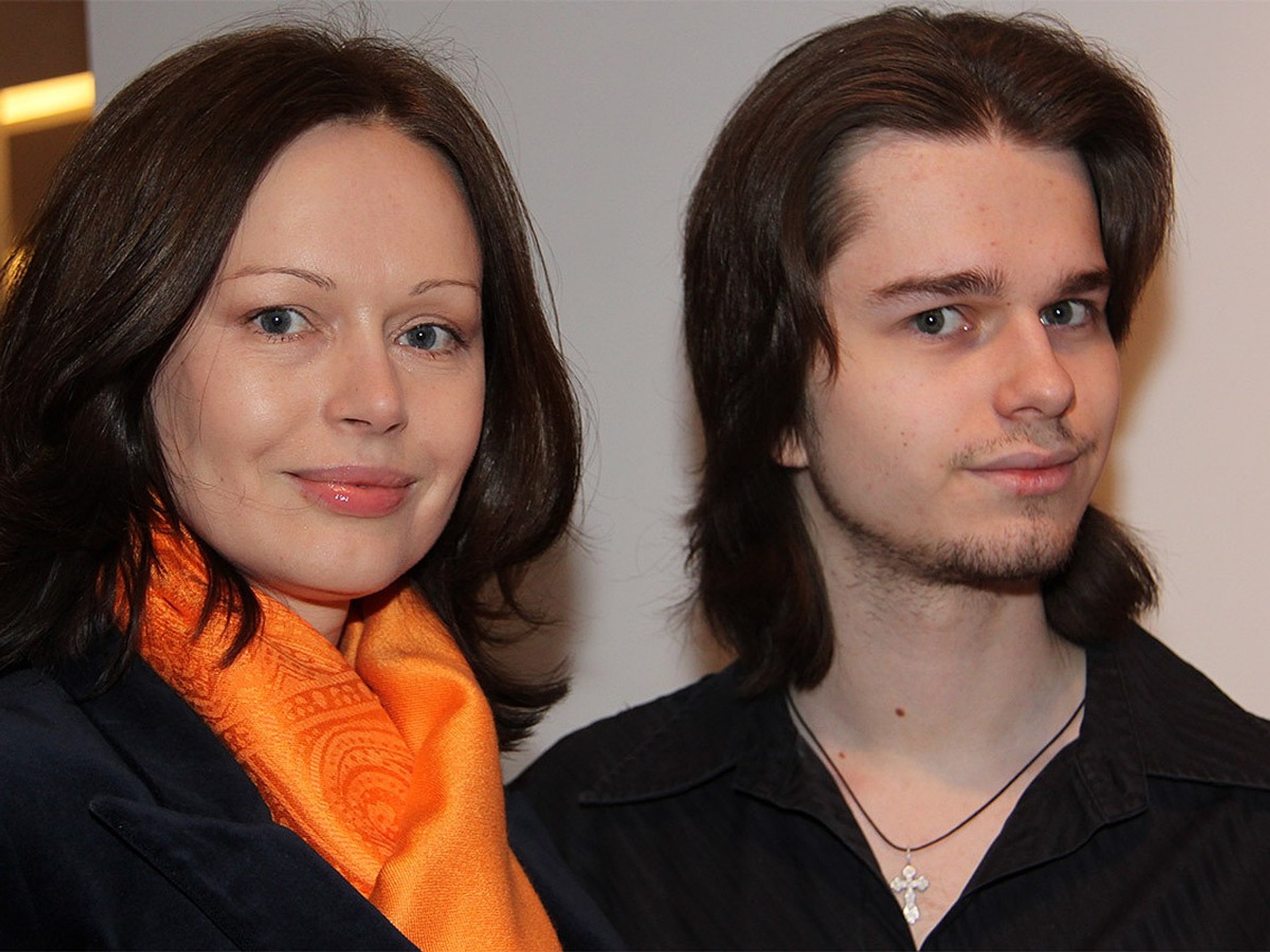 Ирина Безрукова с сыном Андреем