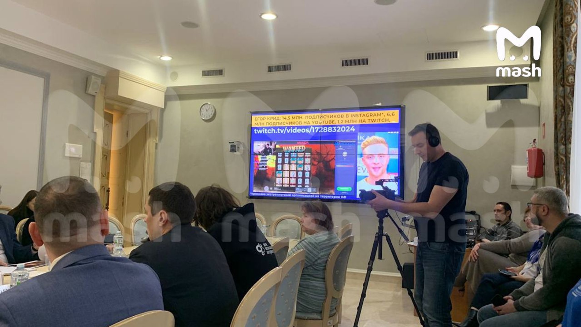 Круглый стол, на котором обсуждался вопрос об уголовном наказании блогеров
Фото: Mash